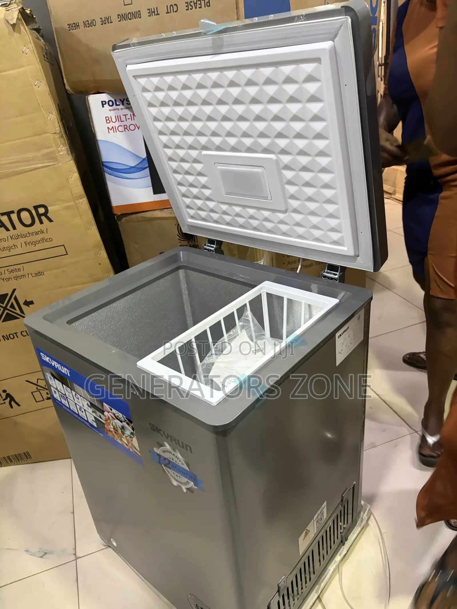 Skyrun 100L Chest Freezer for Nigerian Households