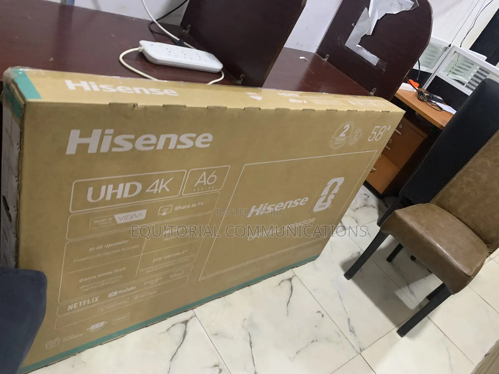 Hisense 58-Inch 4K UHD Smart Television With Wi-Fi Connectivity