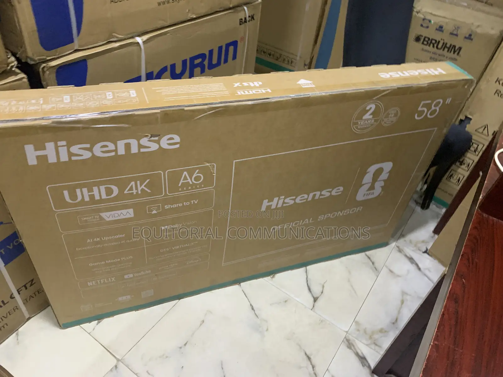 Hisense 58A6N Ultra HD 58 INCH TV With a Wide Viewing Experience