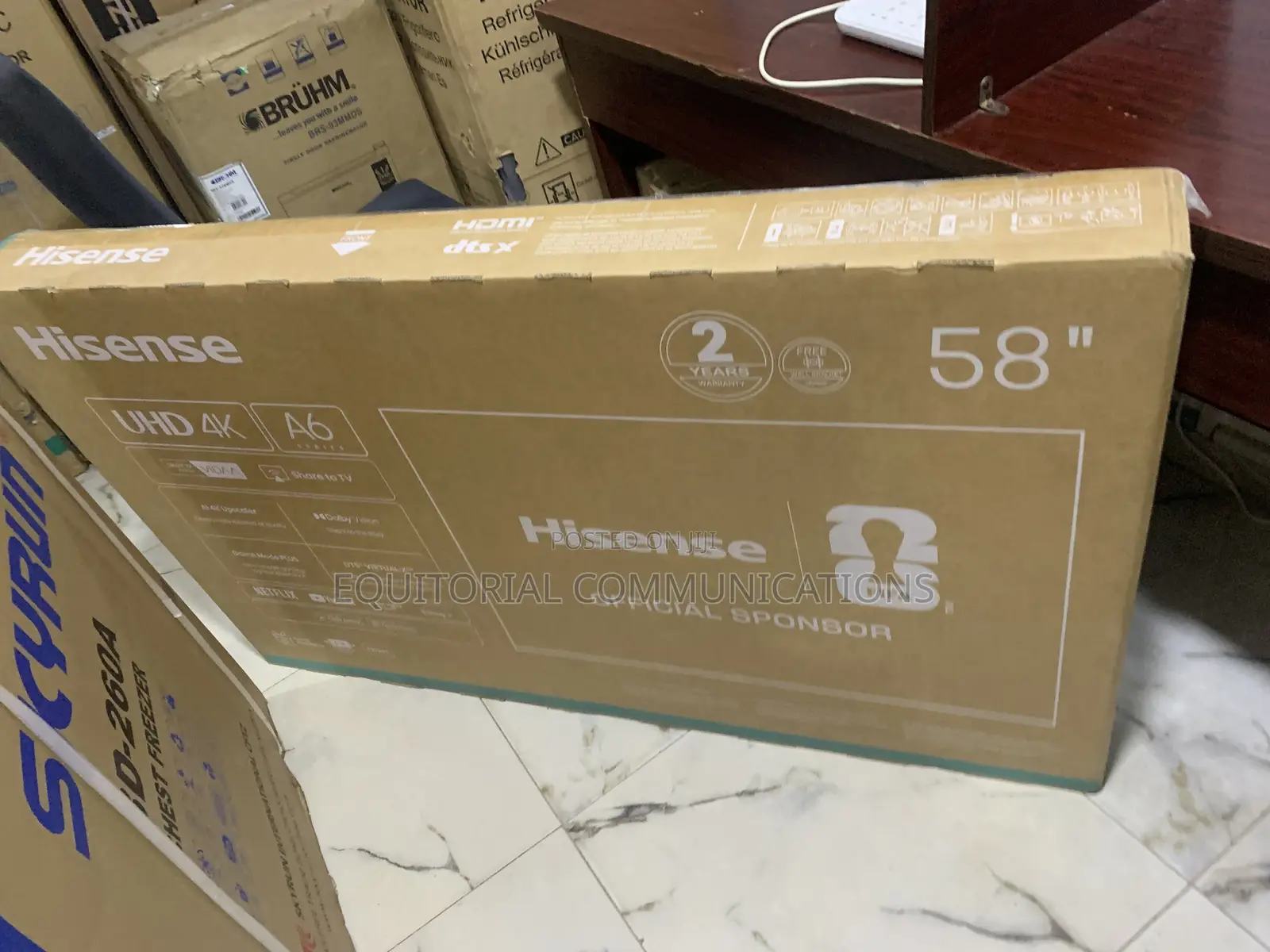 Hisense 58A6N Ultra HD 58 INCH TV With a Wide Viewing Experience