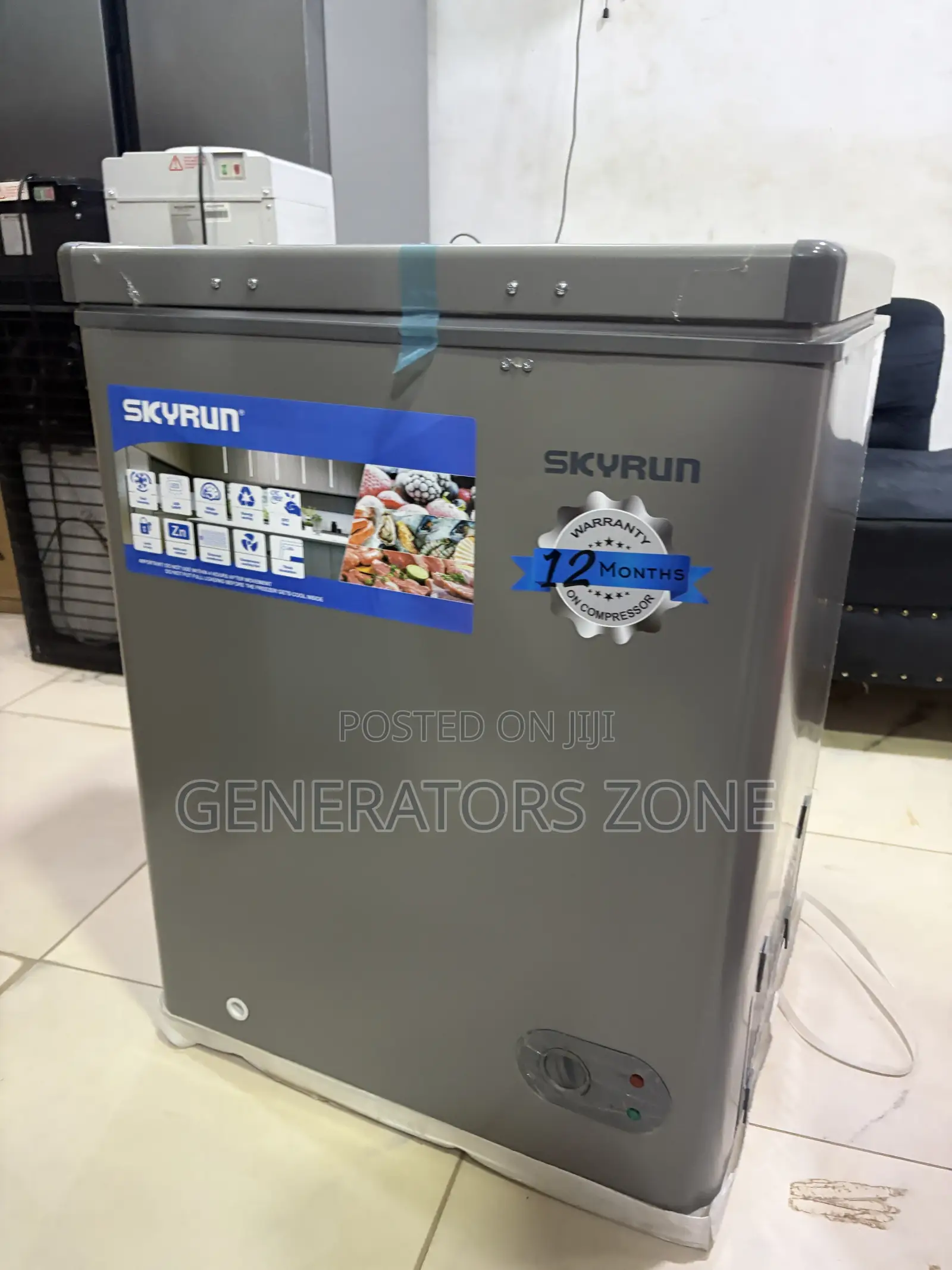 Skyrun 100L Chest Freezer for Ice Cream and Frozen Treats