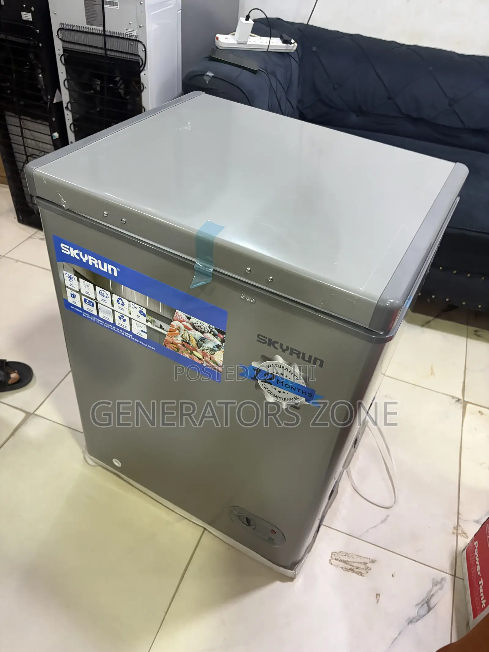 Skyrun 100L Chest Freezer for Meal Prep Ingredients