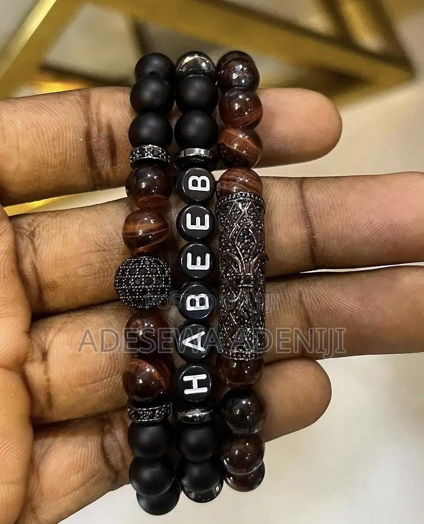 Customize Name Handcrafted Beaded Bracelets Unisex Gift Ideas