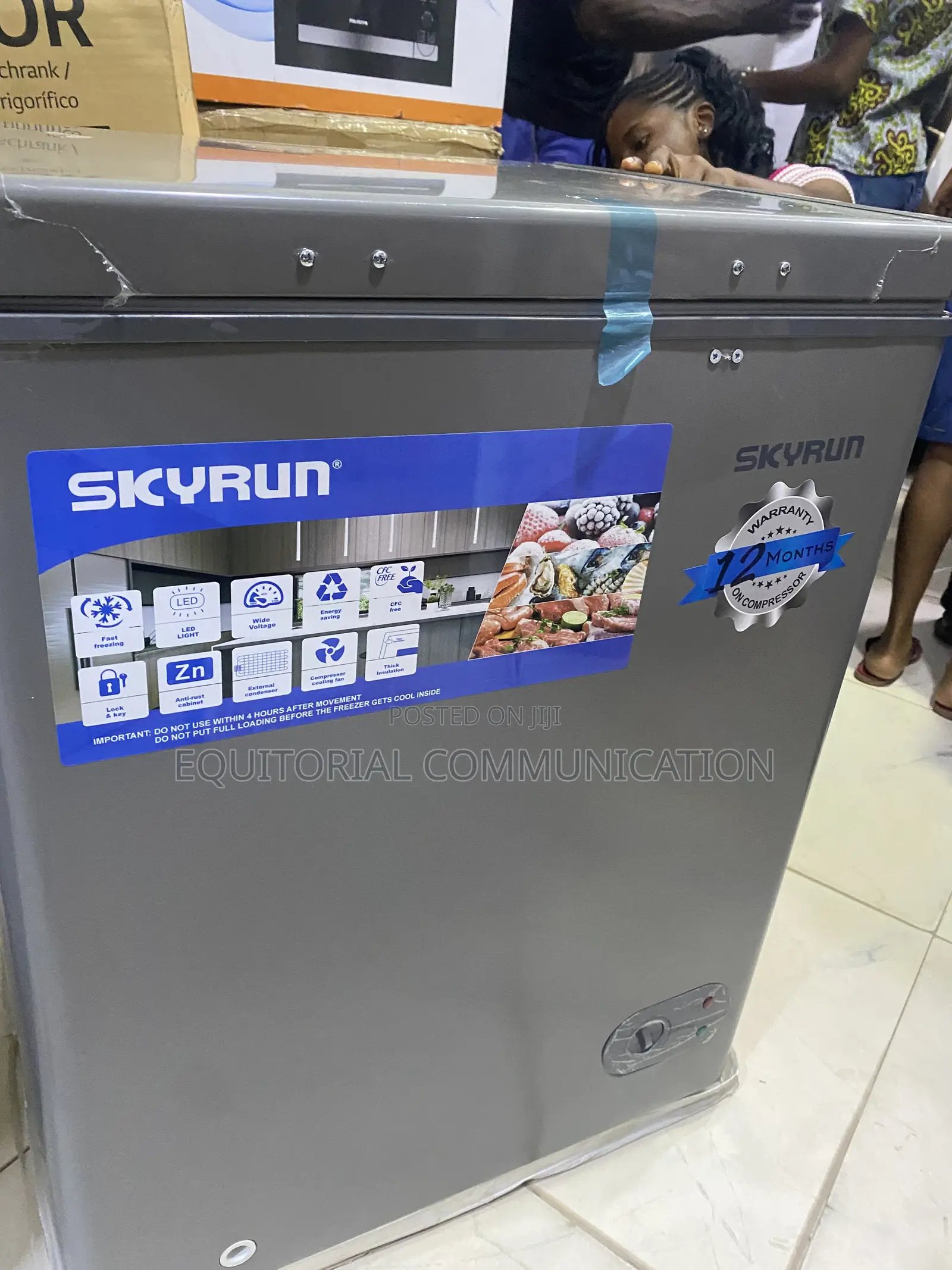 Skyrun 100L Freezer for Household Frozen Food Preservation