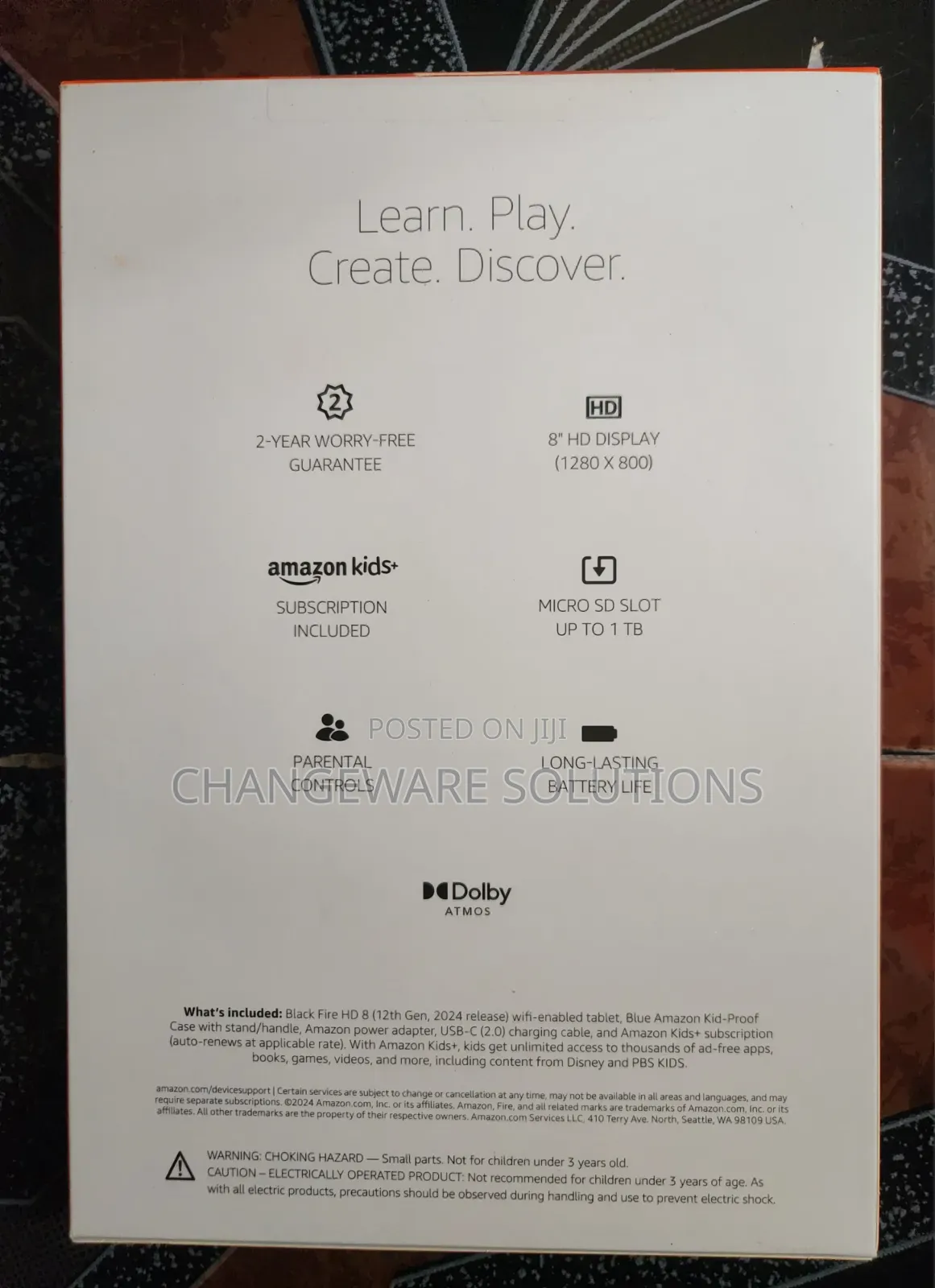 New Amazon Fire HD 8 64 GB Blue
