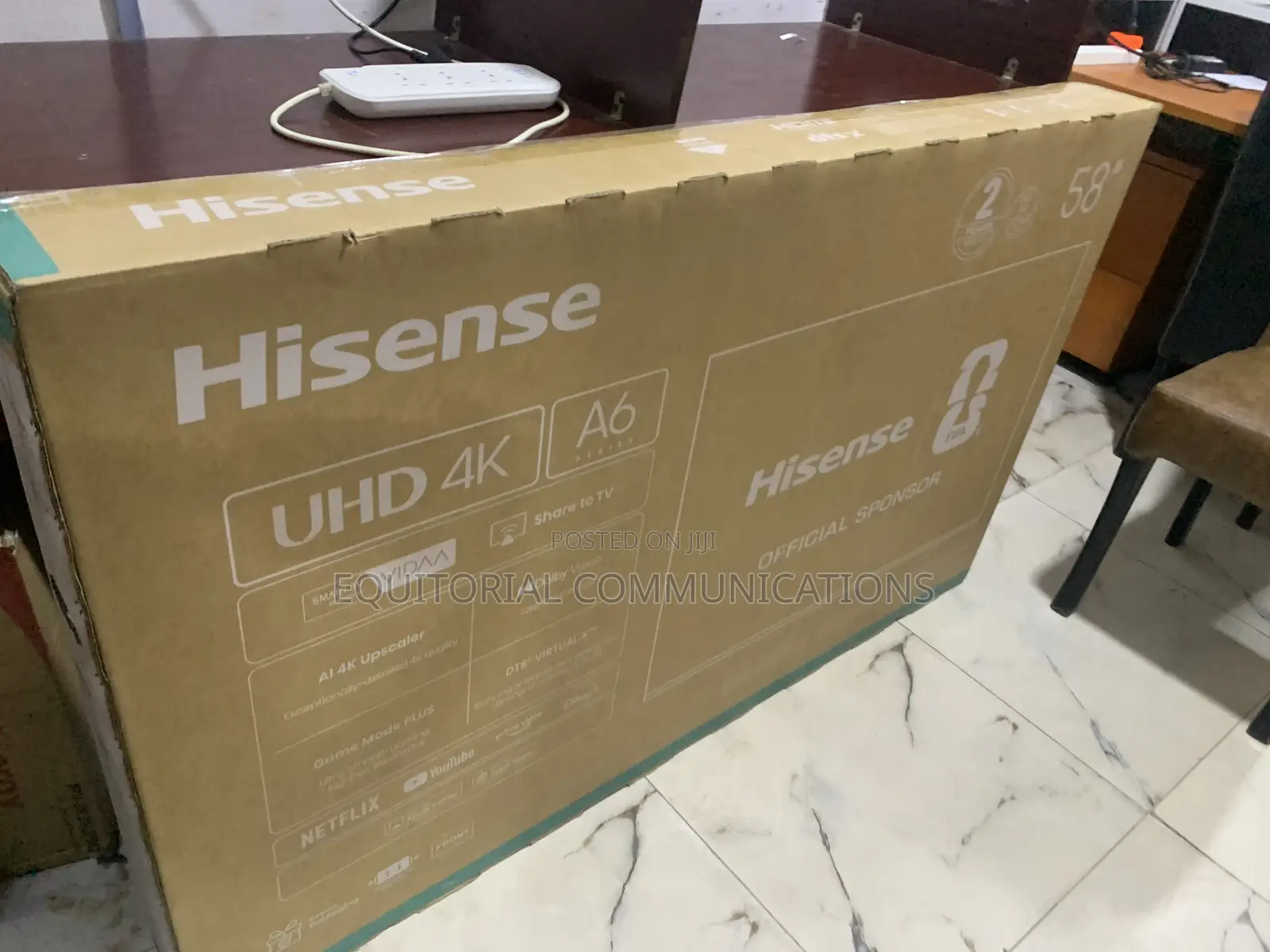 Hisense 58A6N Smart UHD 58 Inch TV for Connected Home Entertainment