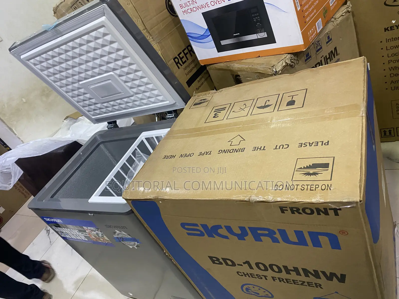 SKYRUN BD-100HNW 100L Chest Freezer for Fish Preservation