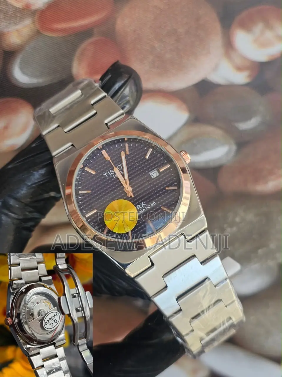 Tissot Men's Silver Chain Wristwatch