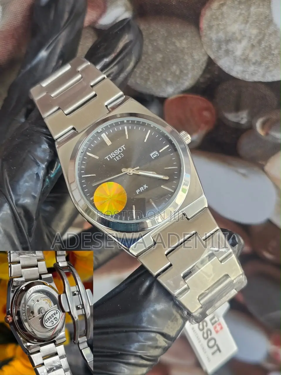Tissot Men's Silver Chain Wristwatch