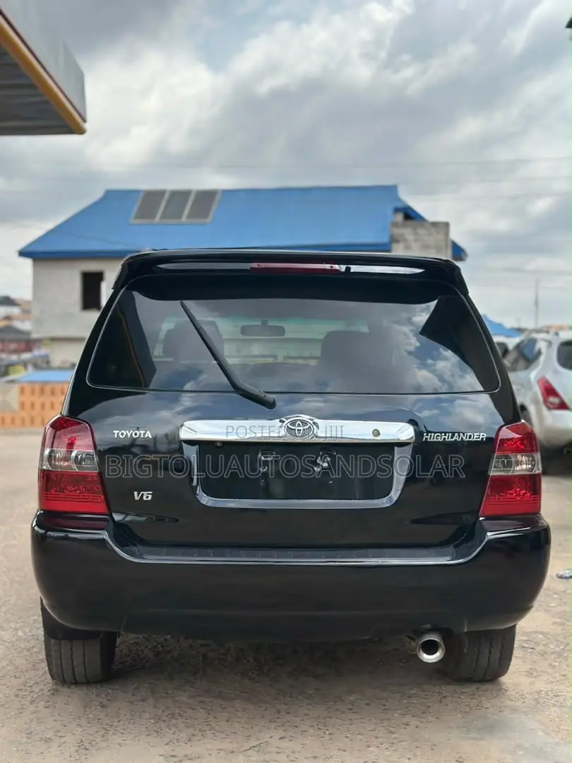 Toyota Highlander Limited V6 2005 Black