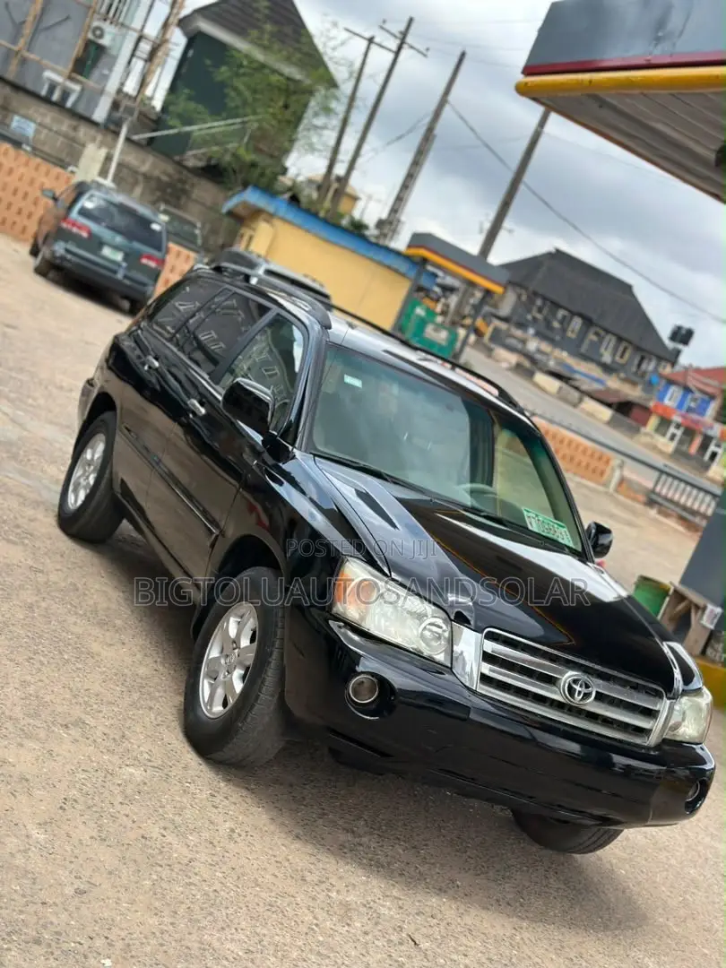 Toyota Highlander Limited V6 2005 Black