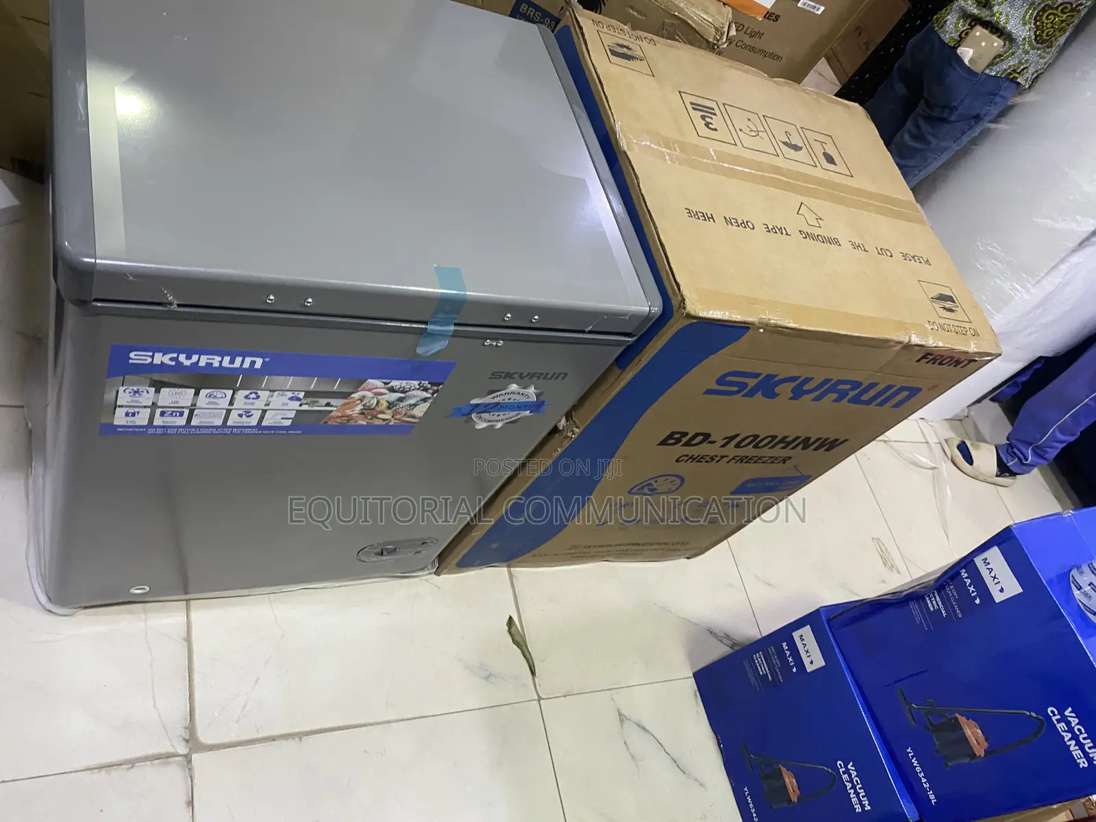 Skyrun 100L Chest Freezer With Rust-Resistant Cabinet