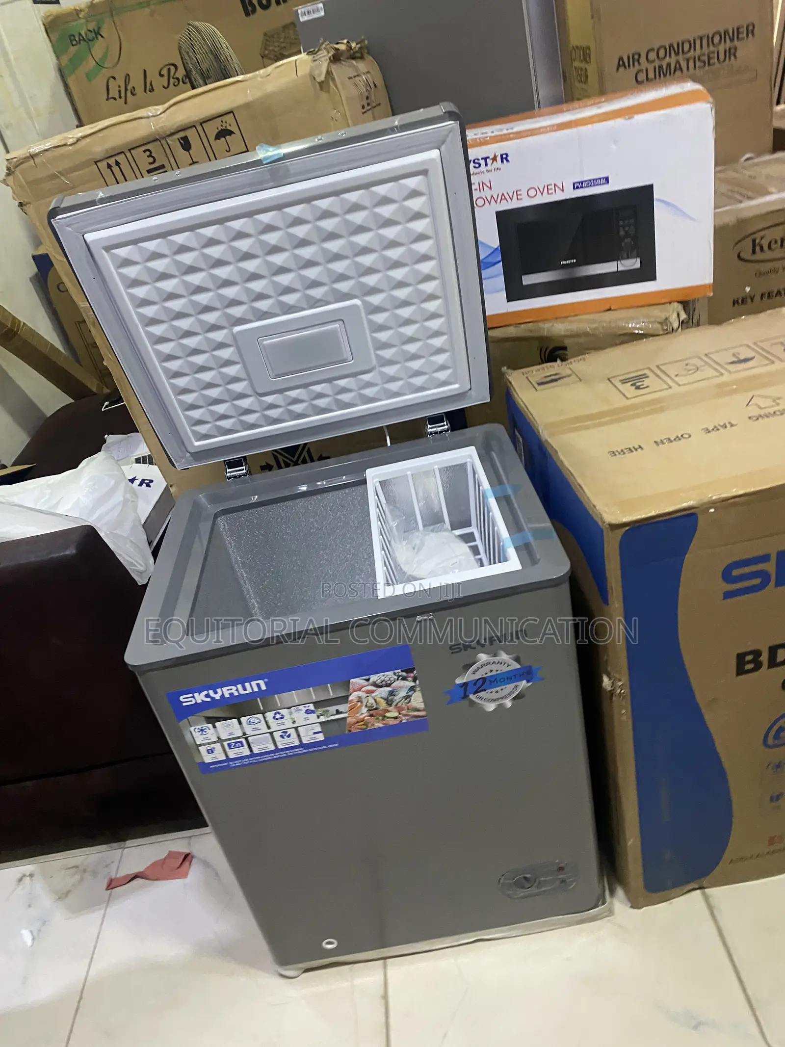 Skyrun 100L Chest Freezer With Rust-Resistant Cabinet