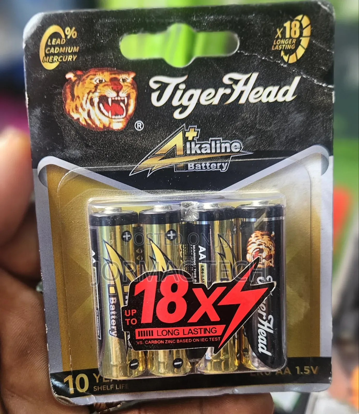 18× TIGER ALKALINE AA by 4