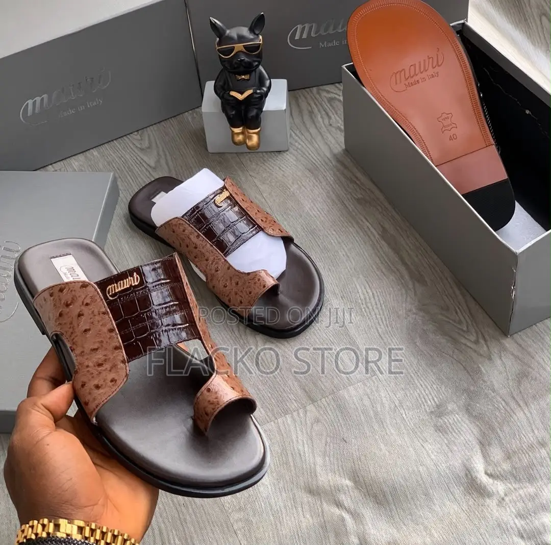 Exclusive Mauro Italian Leather Men Slippers