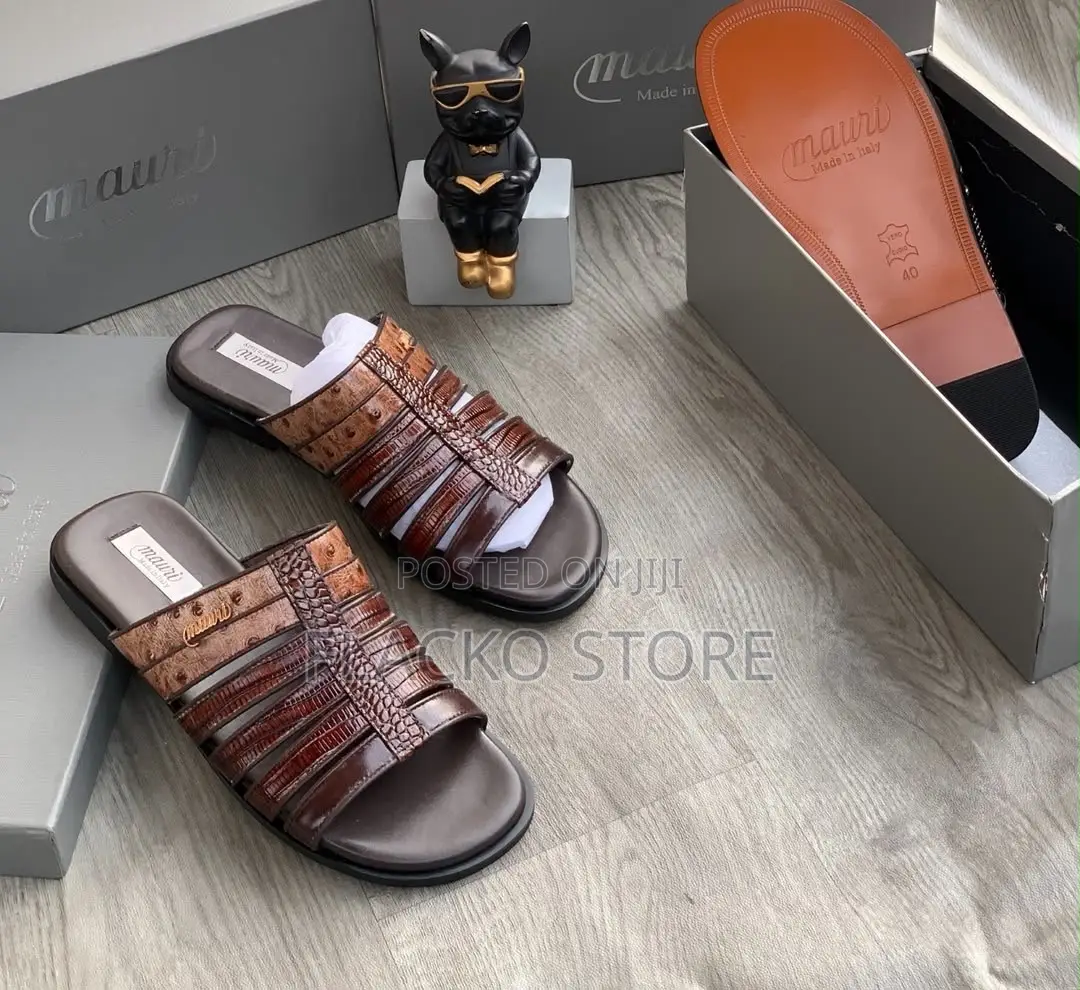 Exclusive Mauro Italian Leather Men Slippers