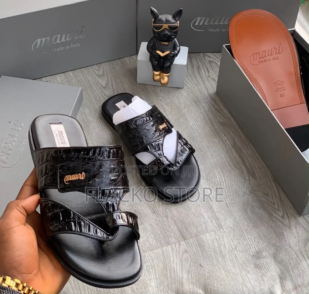 Exclusive Mauro Italian Leather Men Slippers