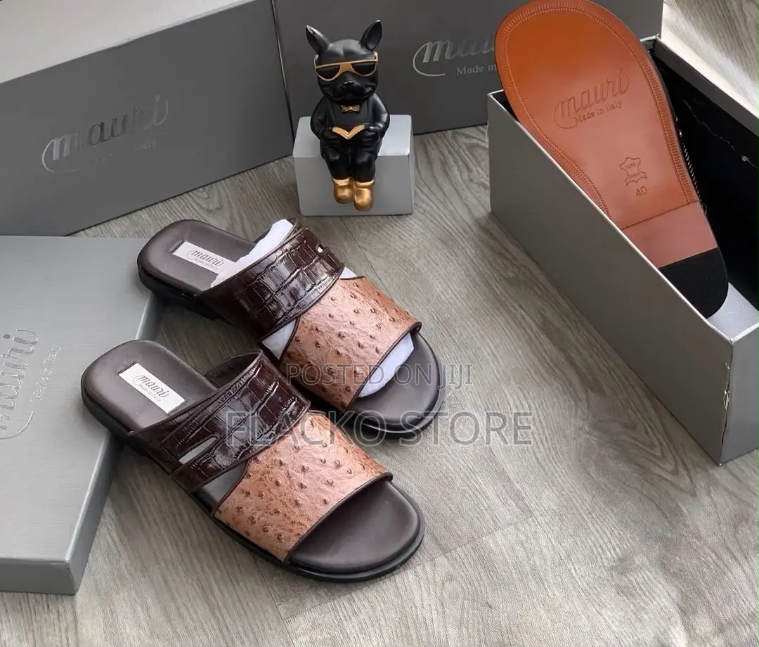 Exclusive Mauro Italian Leather Men Slippers
