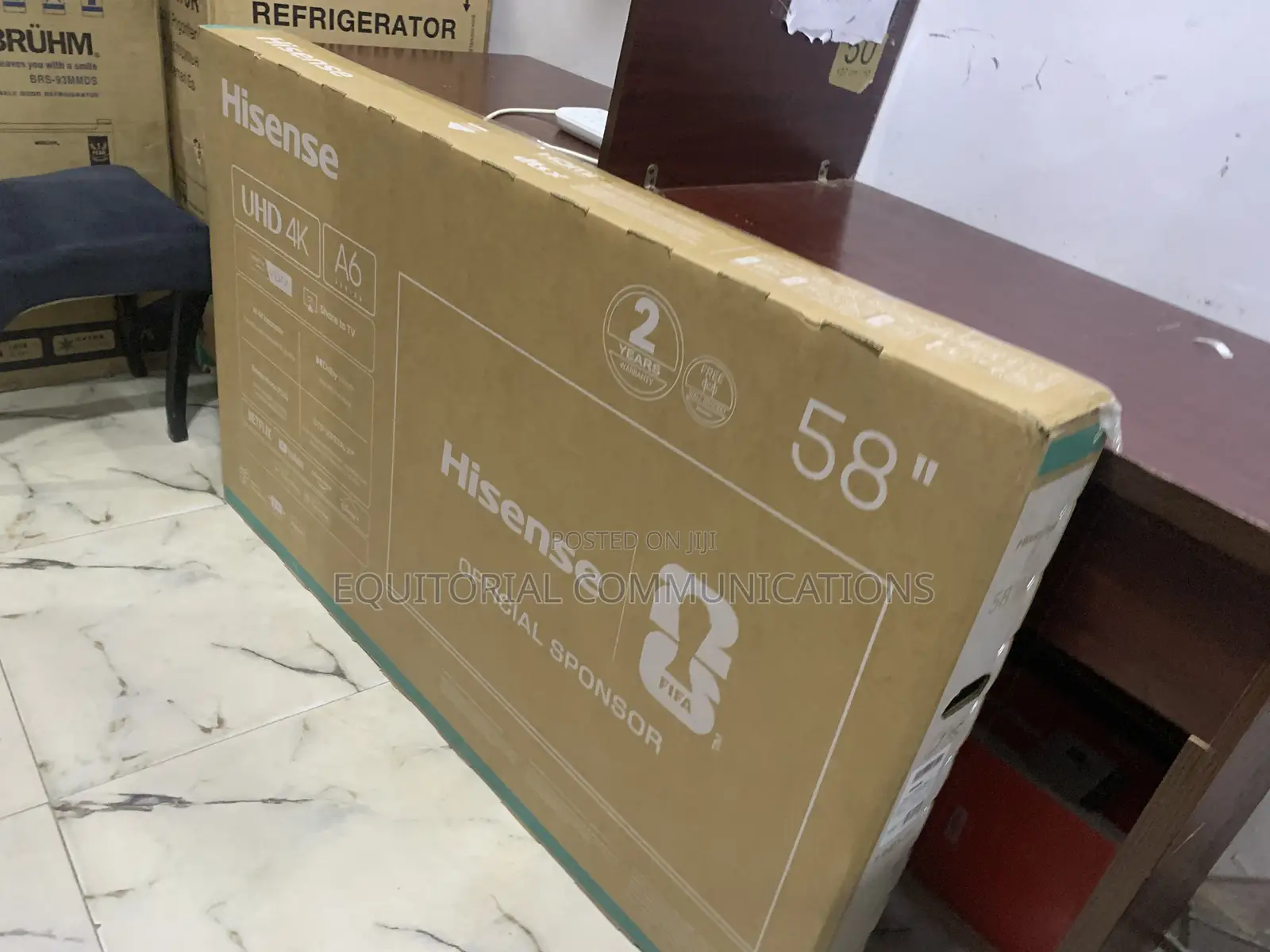 Hisense 58A6N 58-Inch 4K Television With Sleek Styling