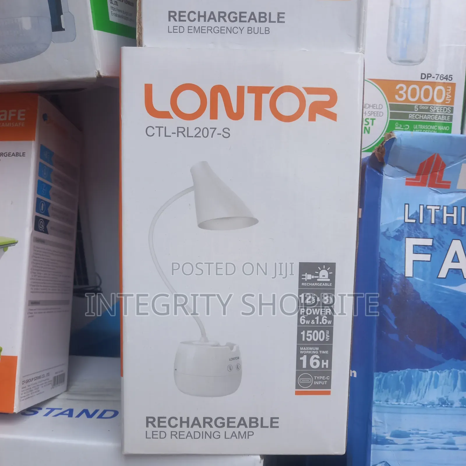Lontor CTL-RL207-S Is a Rechargeable LED Reading Lamp