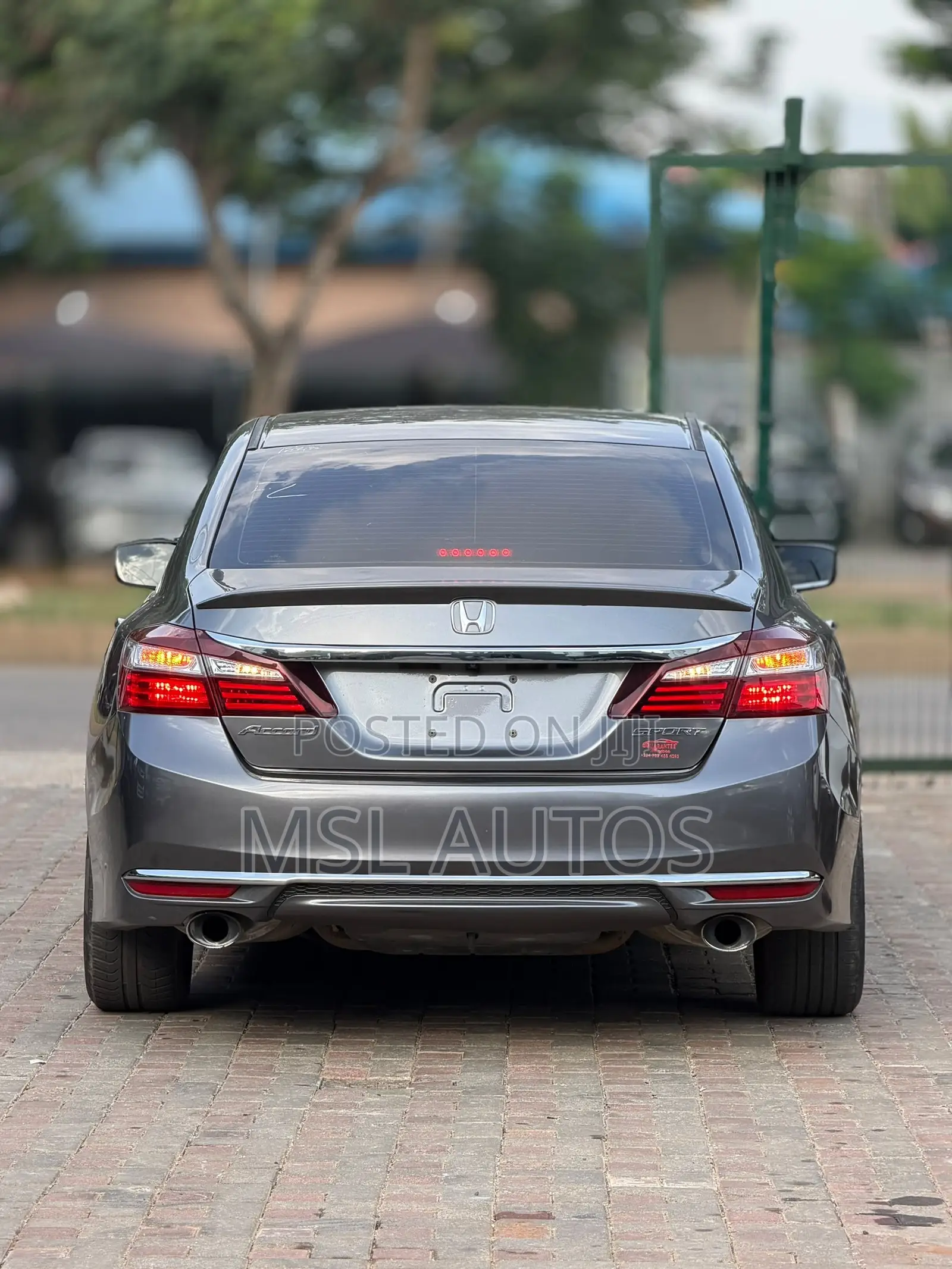 Honda Accord Sport 4dr Sedan FWD (2.4L 4cyl 2A) 2016 Gray