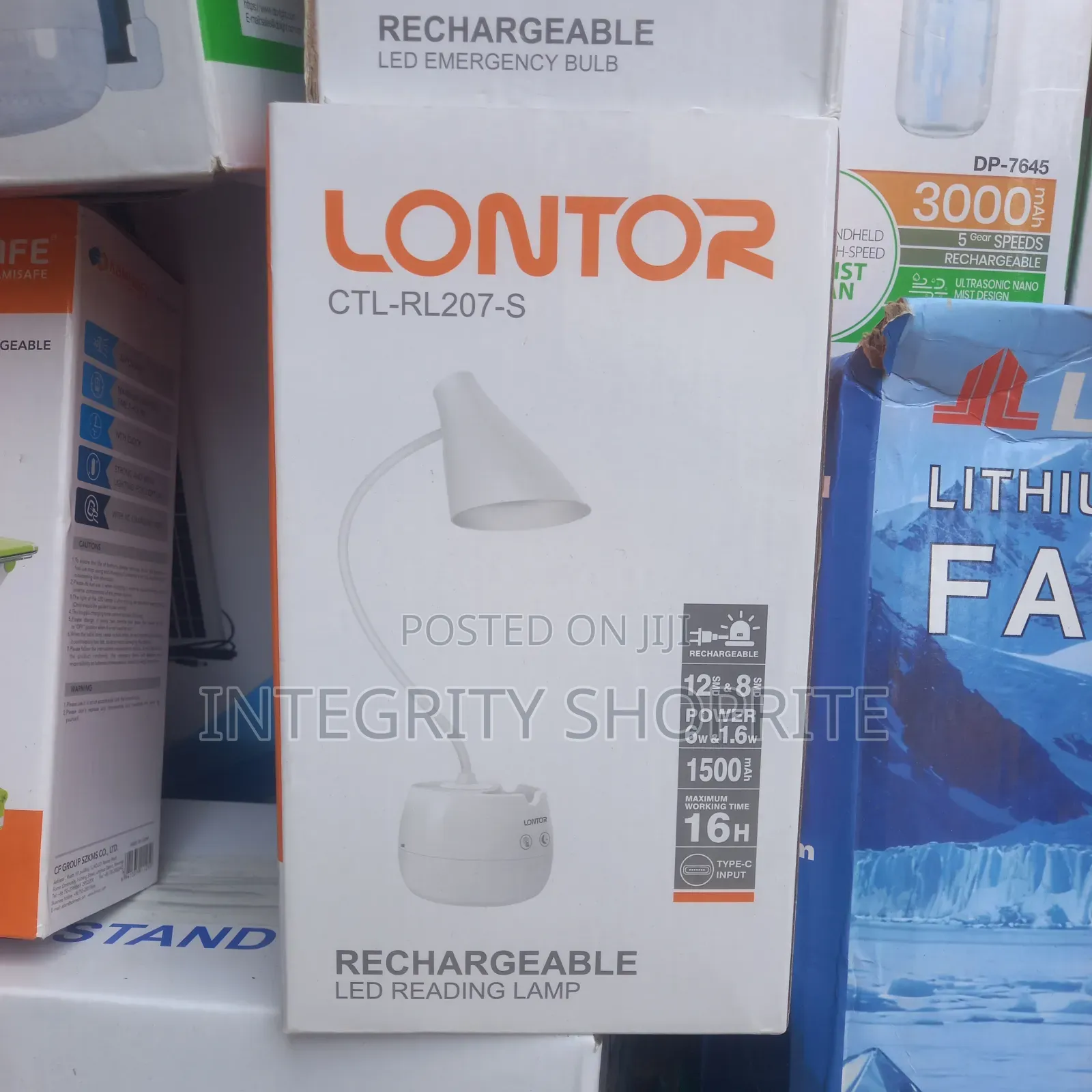 Lontor CTL-RL207-S Is a Rechargeable LED Reading Lamp