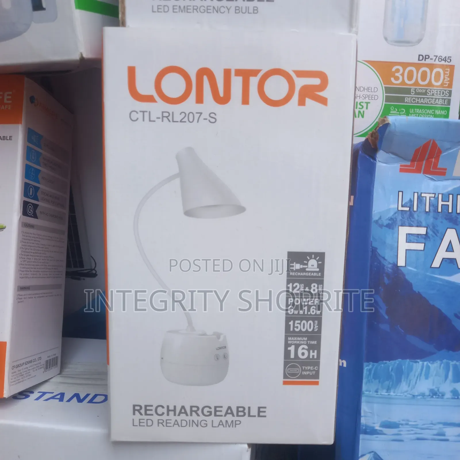 Lontor CTL-RL207-S Is a Rechargeable LED Reading Lamp