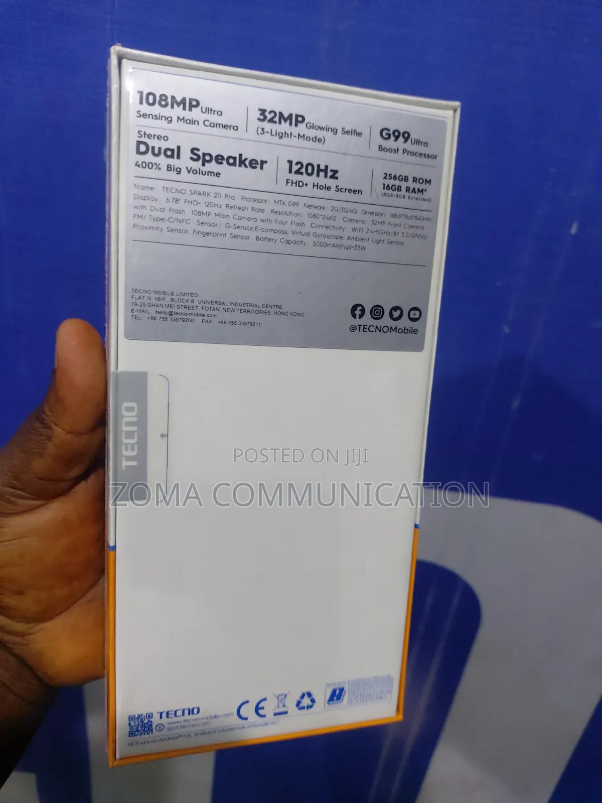 New Tecno Spark 20 Pro 256 GB Green