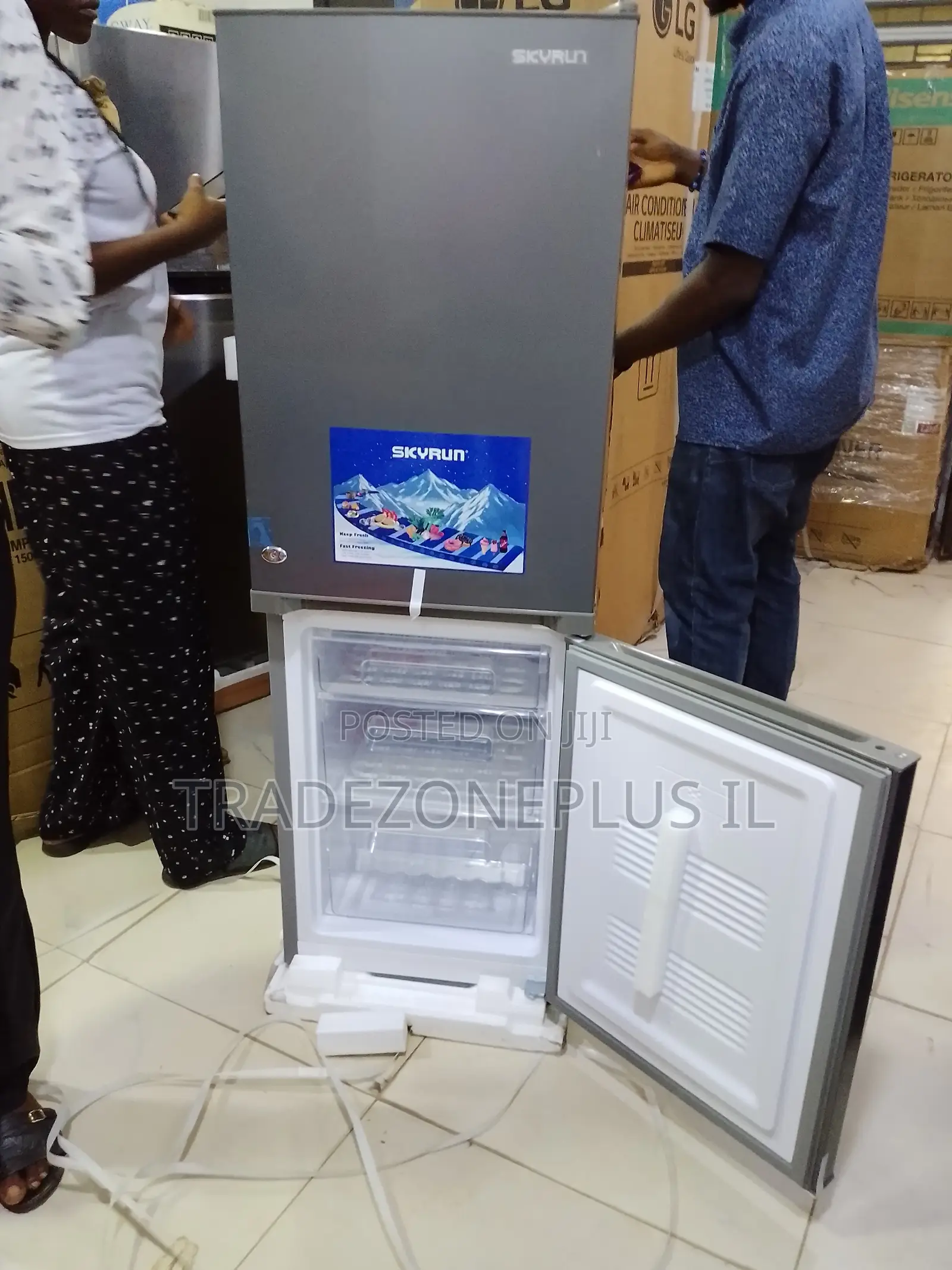 Skyrun BCD-170K 170L Double Compartment Refrigerator for Modern Homes