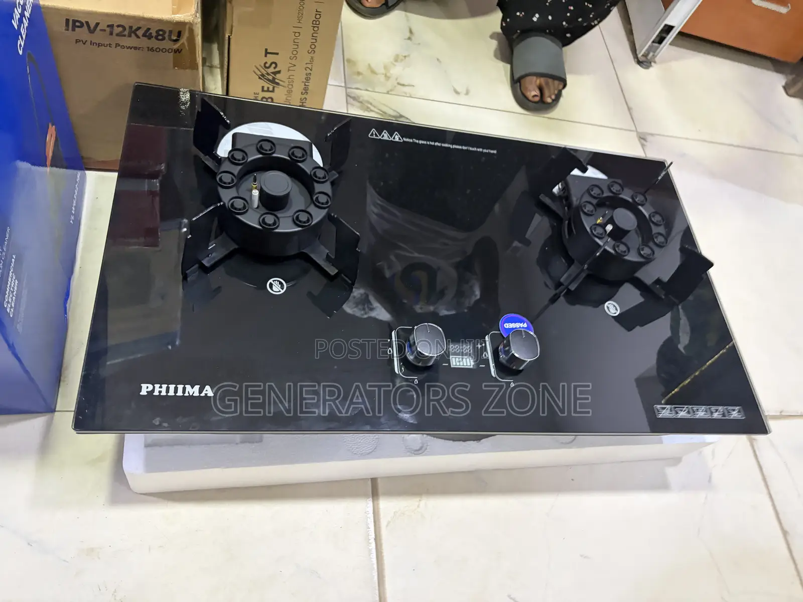 PHIIMA Flipable Built-in Gas Cooking Hob
