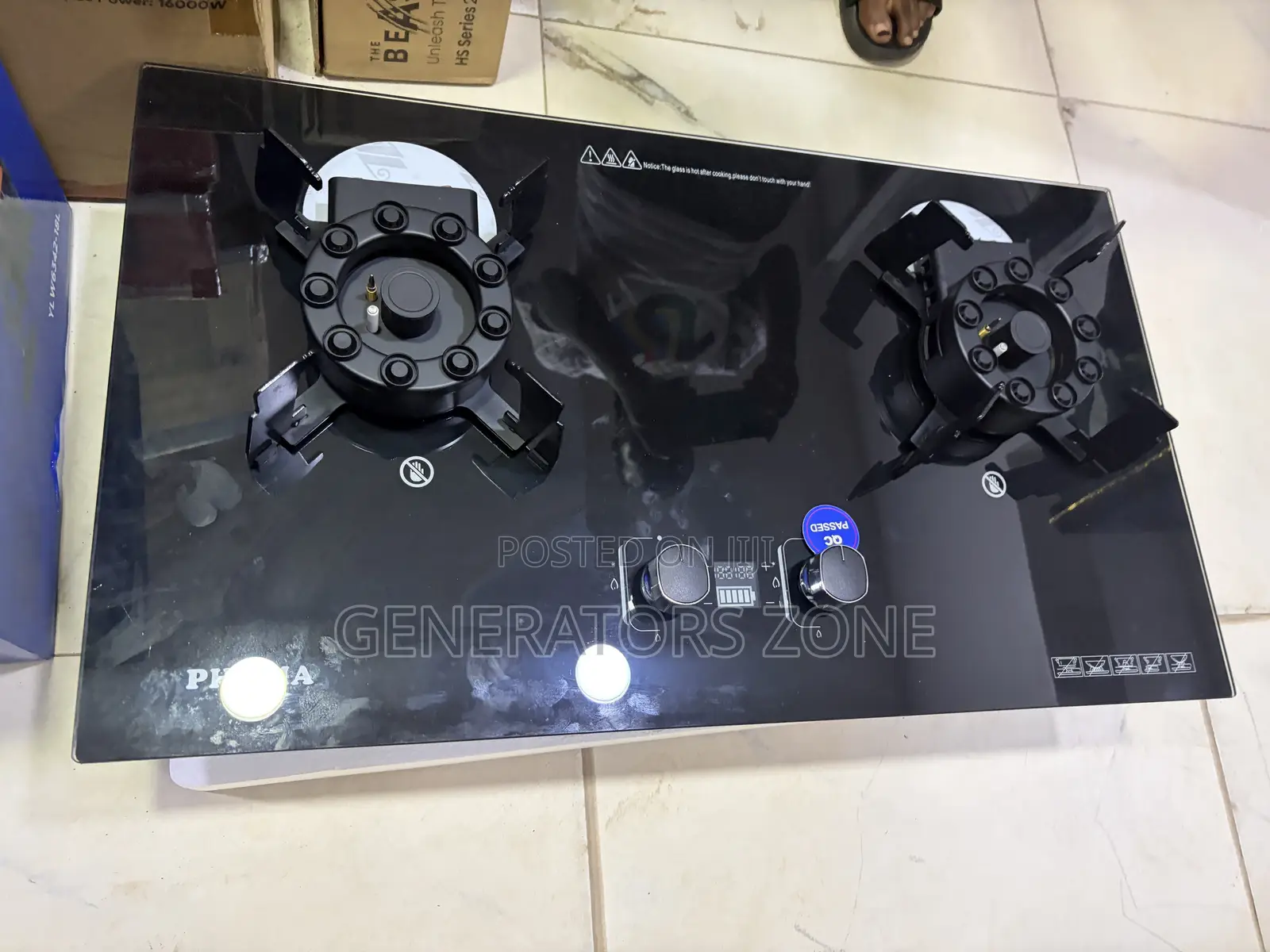 PHIIMA 2 Burner Space-Saving Gas Hob
