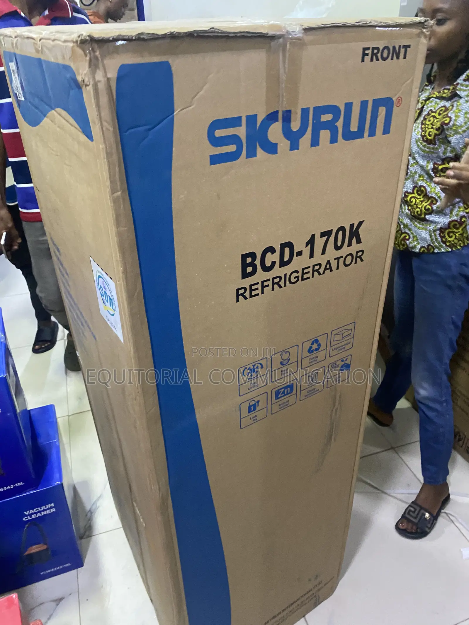 Skyrun BCD-170K 170L Refrigerator for Fresh Produce and Frozen Foods