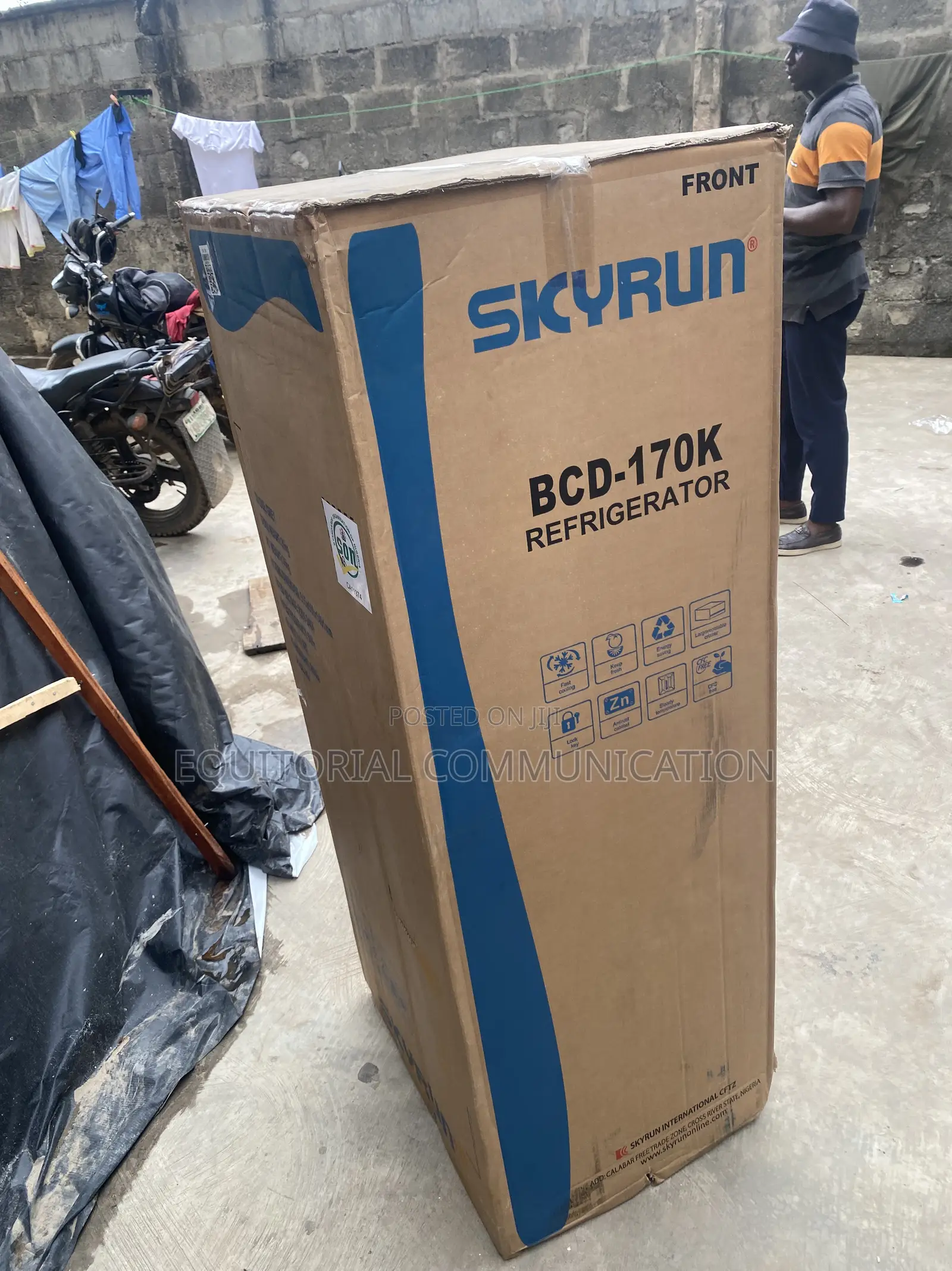 SKYRUN BCD-170K 170L Home Food Preservation Fridge