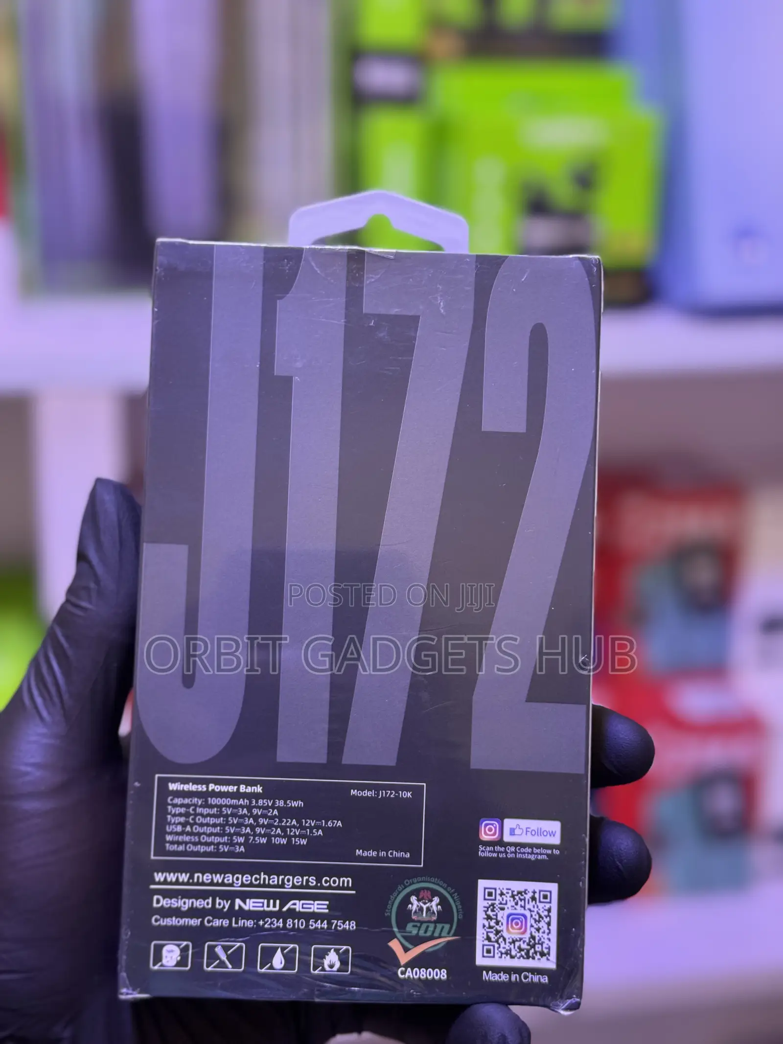 NEW AGE 10,000mAh 20W Wireless Power Bank