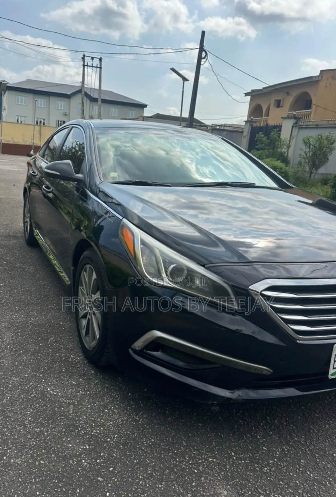 Hyundai Sonata Sport 4dr Sedan (2.4L 4cyl 6A) 2015 Black