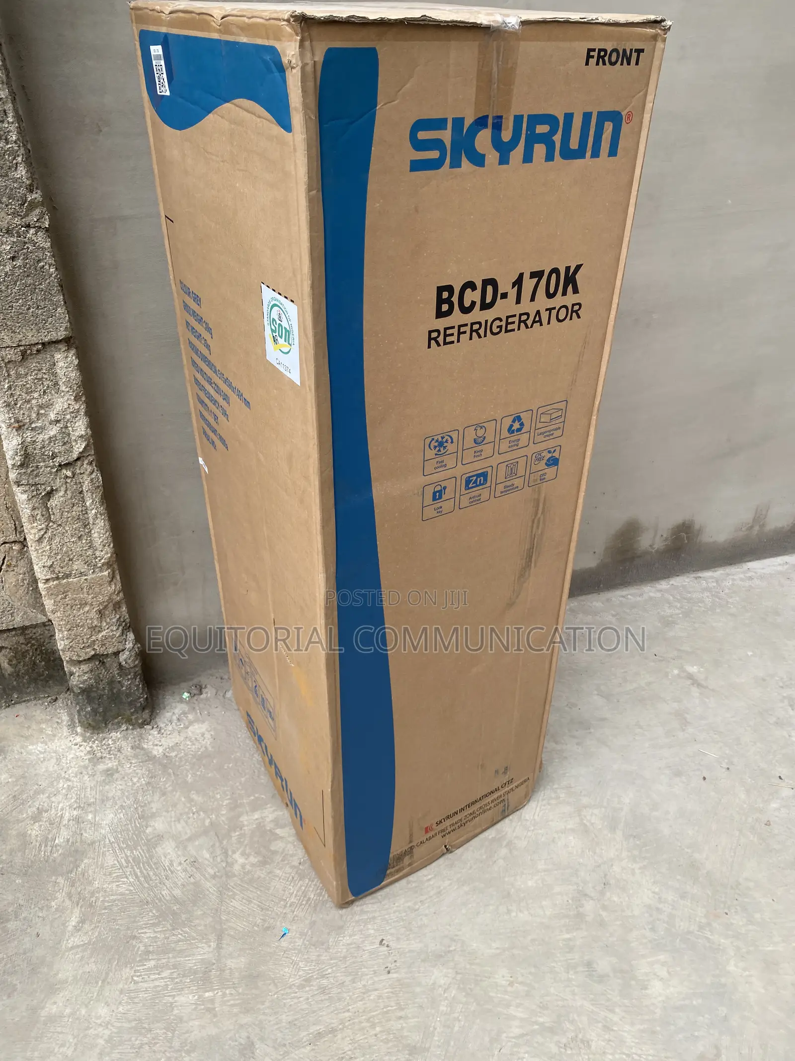 Skyrun Bottom Freezer Refrigerator With 170L Storage Capacity