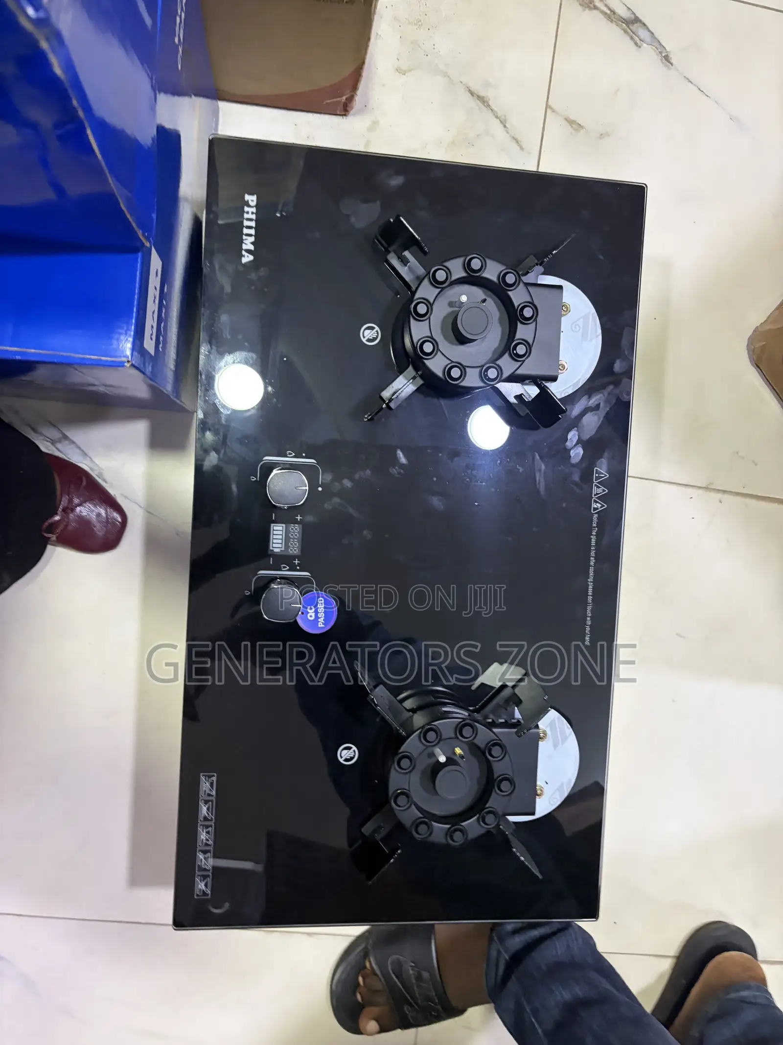 PHIIMA Flipable Double Burner Kitchen Cooker