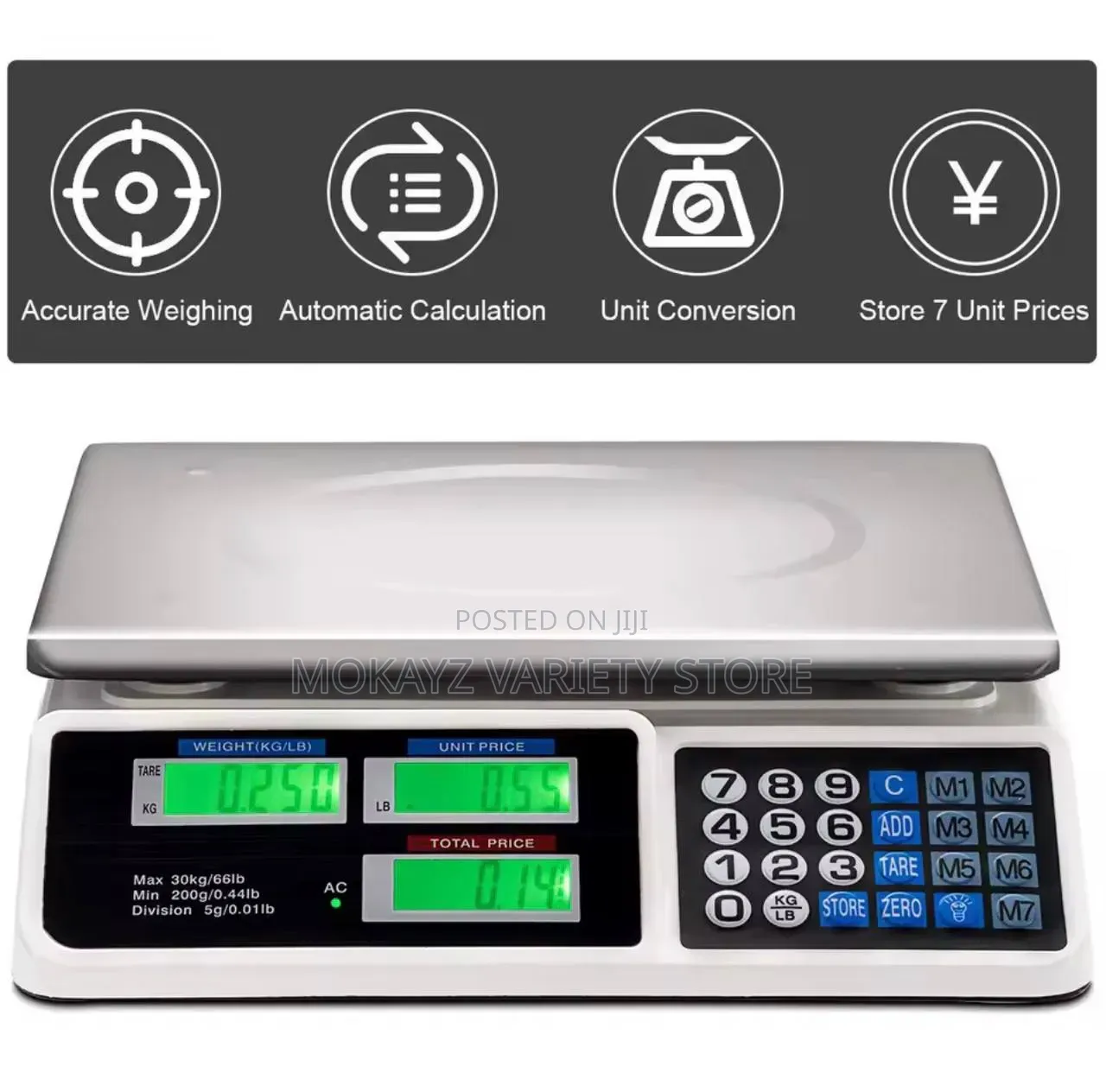 Digital Dual Display’ Weighing Scale