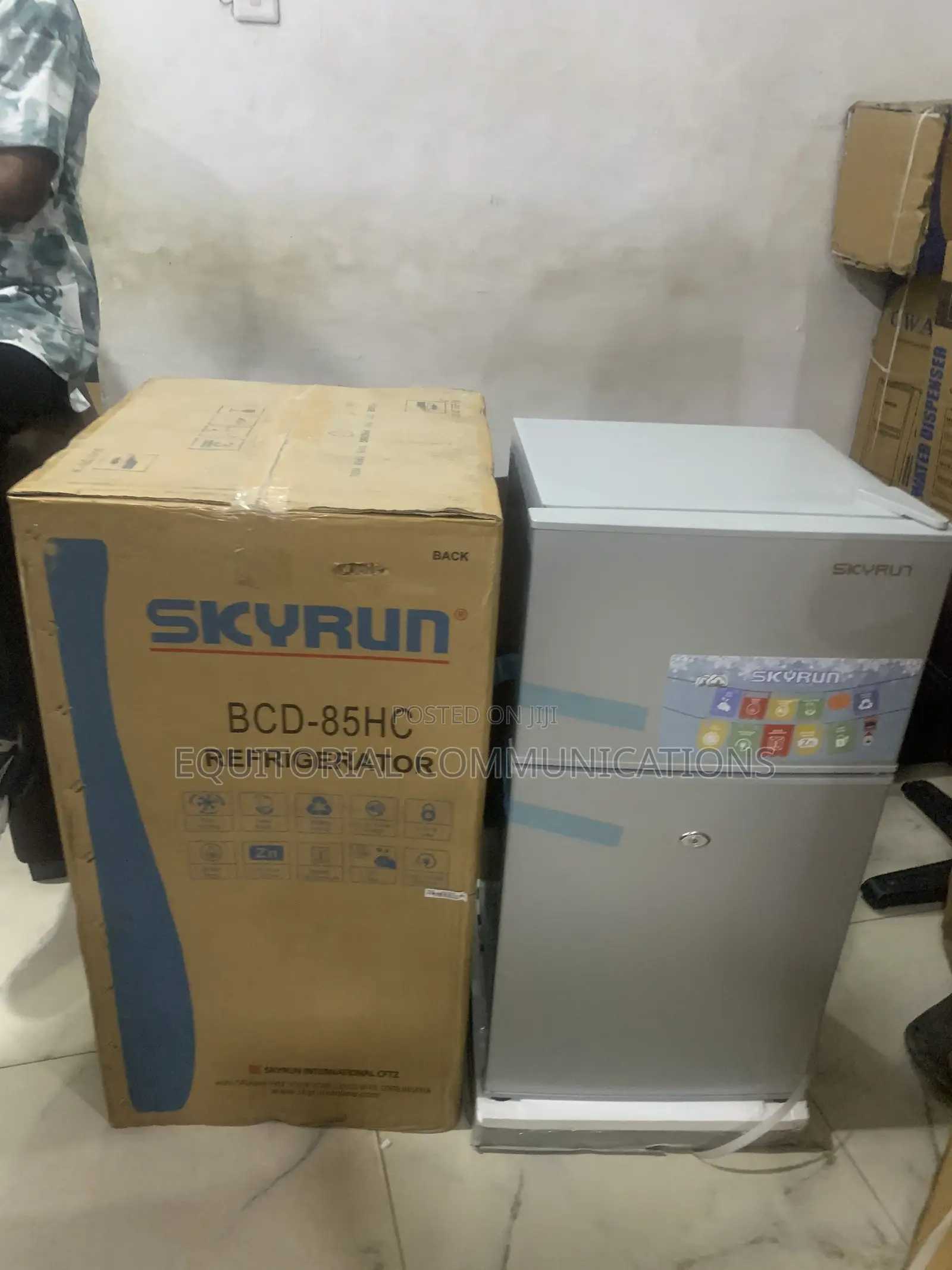 SKYRUN 85L Double-Door Fridge – Perfect for Bedrooms and Offices