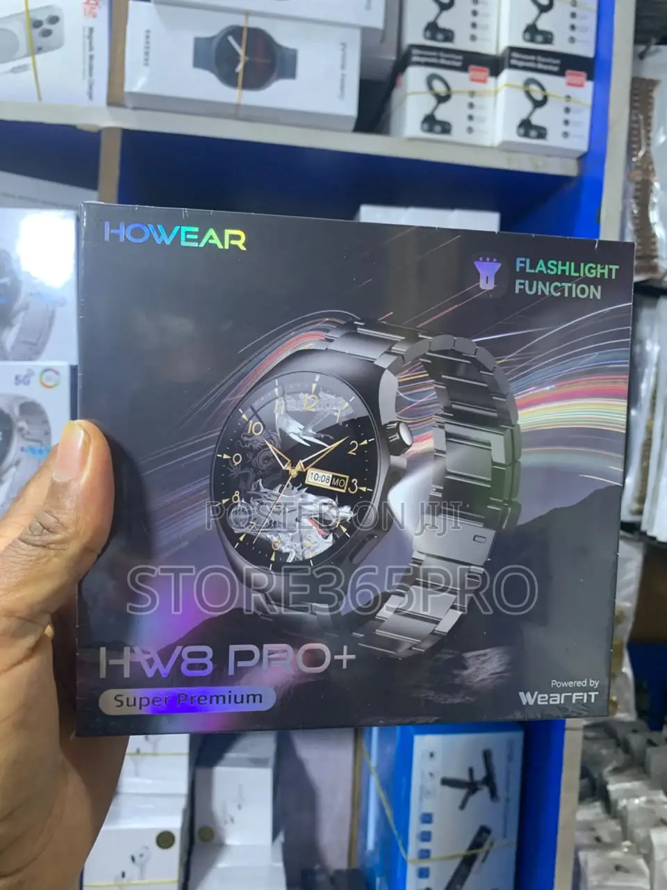 Howear HW8Pro+ Smart Watch With Flash Light