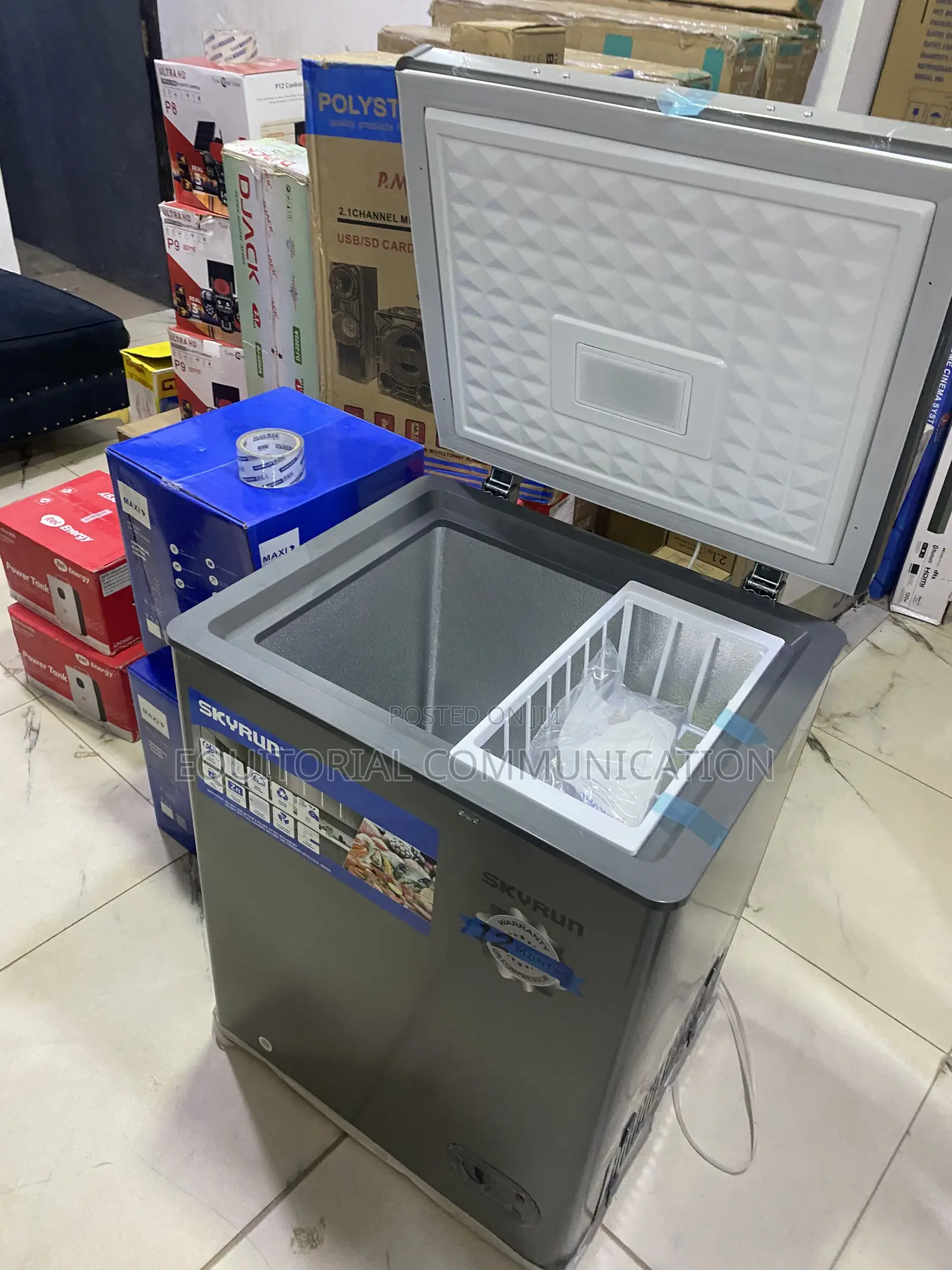 SKYRUN BD-100HNW 100L Chest Freezer With Compact Cabinet Design