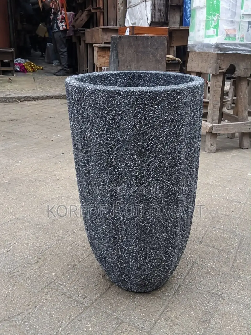 Stone Finish Imported Decorative Flower Pot