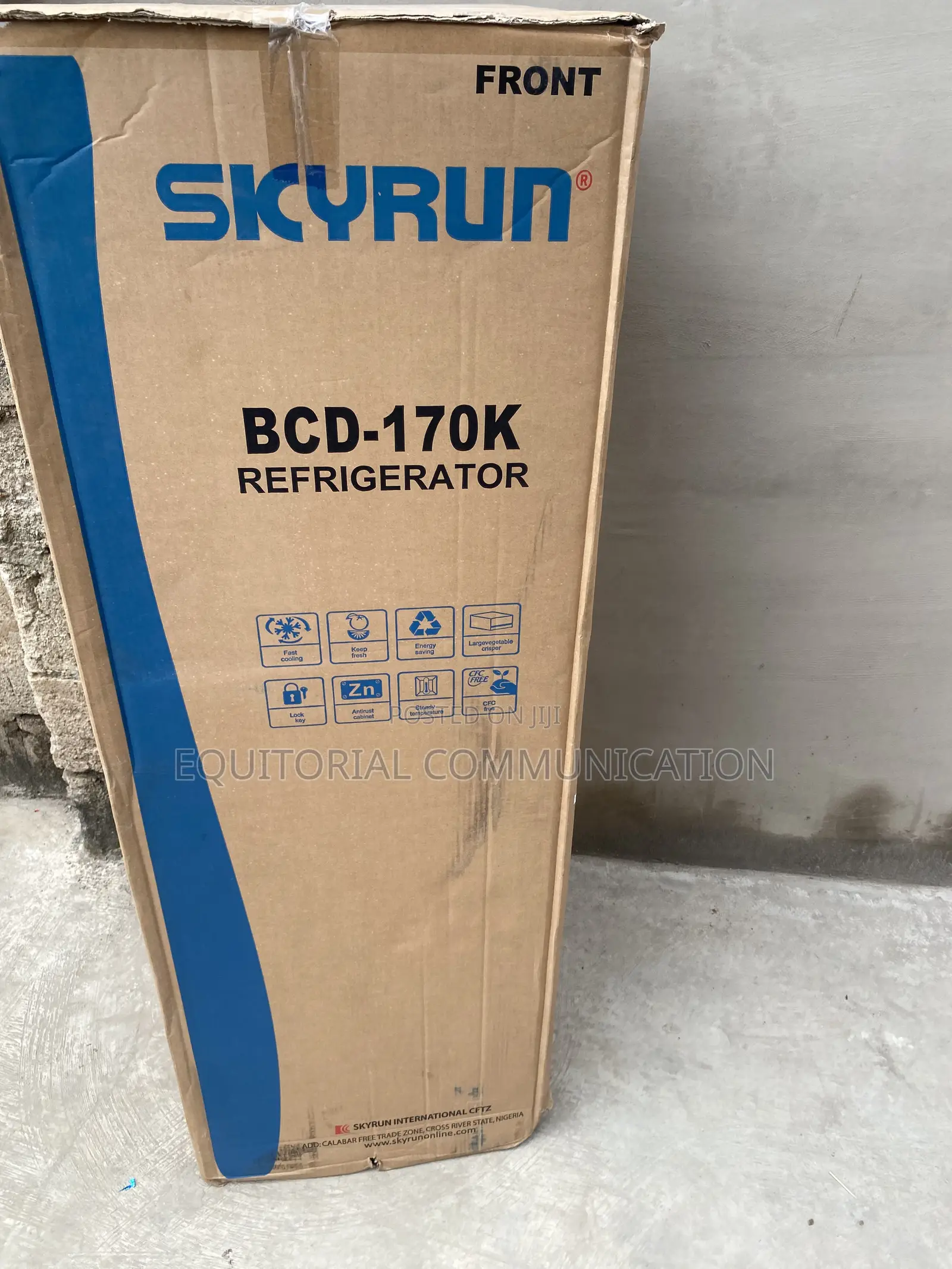 SKYRUN BCD-170K 170L Refrigerator for Fresh Grocery Storage