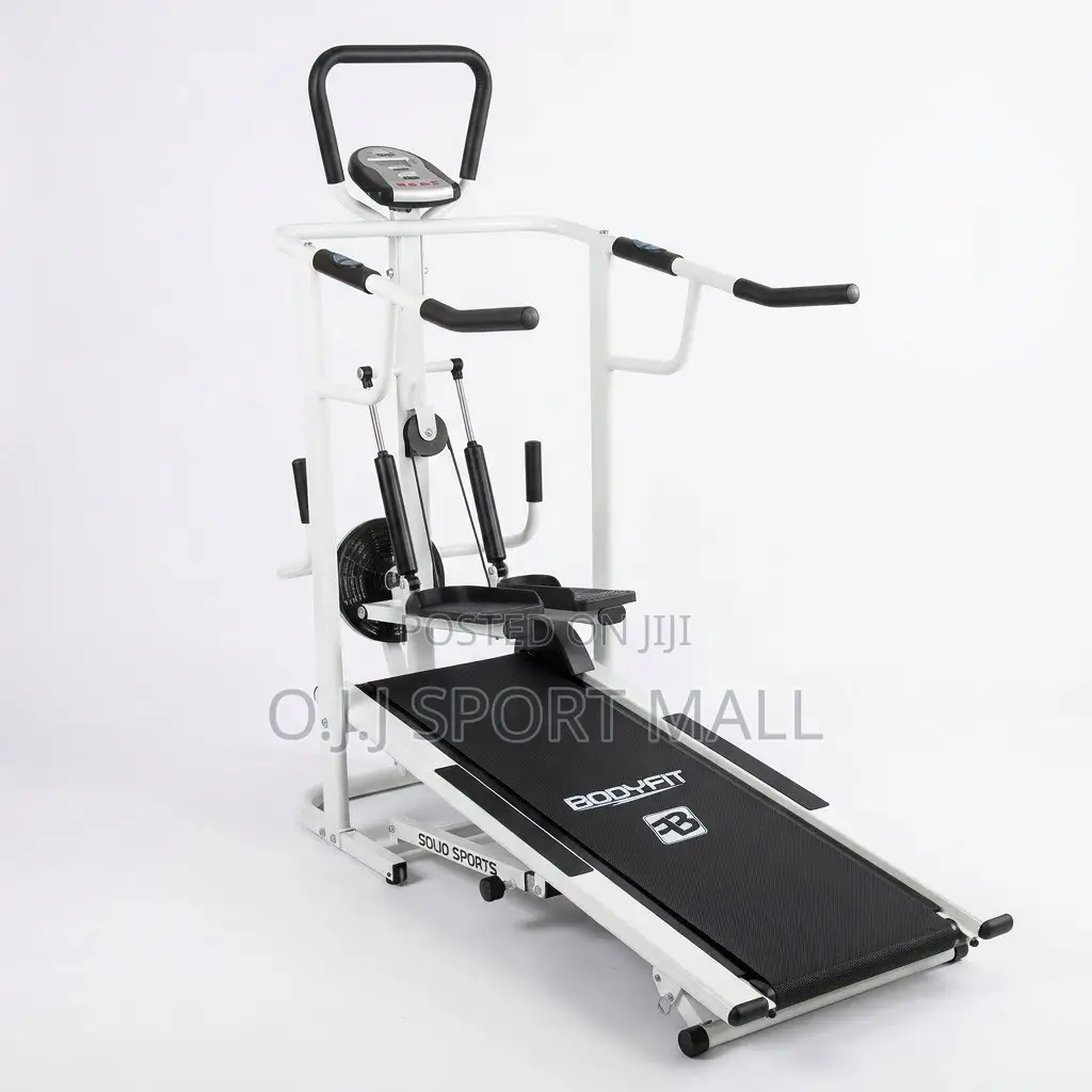 Manual Treadmill With Twister & Stepper Home Fitness Exercise Machine
