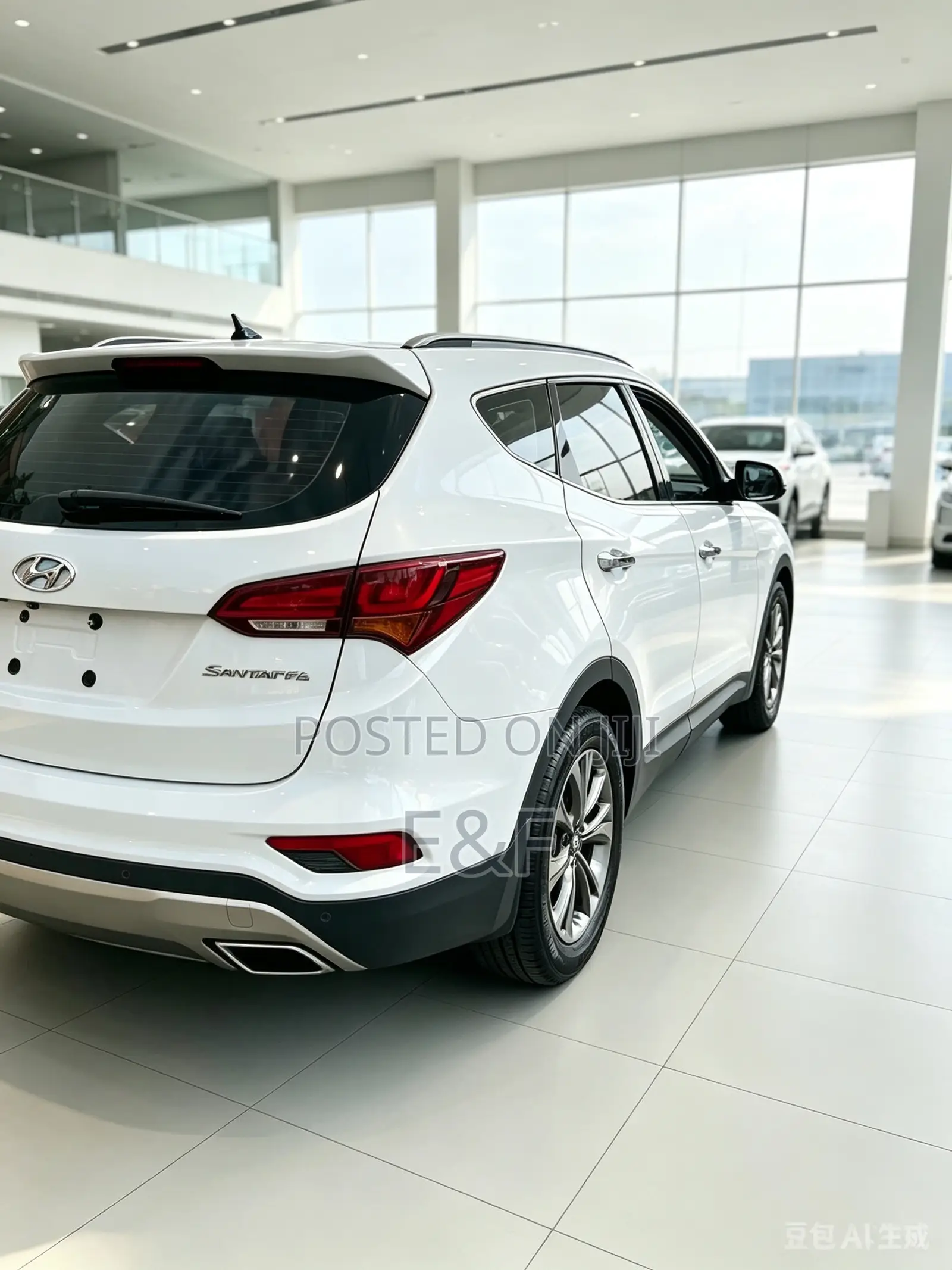 Hyundai Santa Fe 2017 White