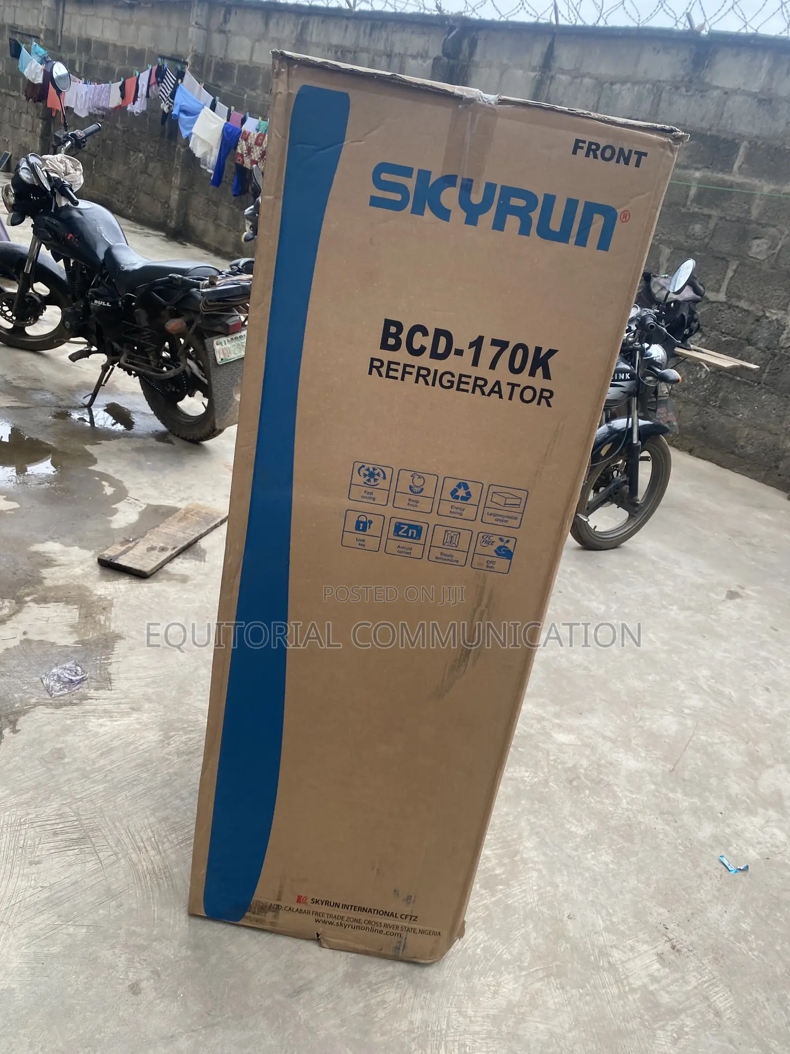 SKYRUN BCD-170K 170L Refrigerator for Beverages and Groceries