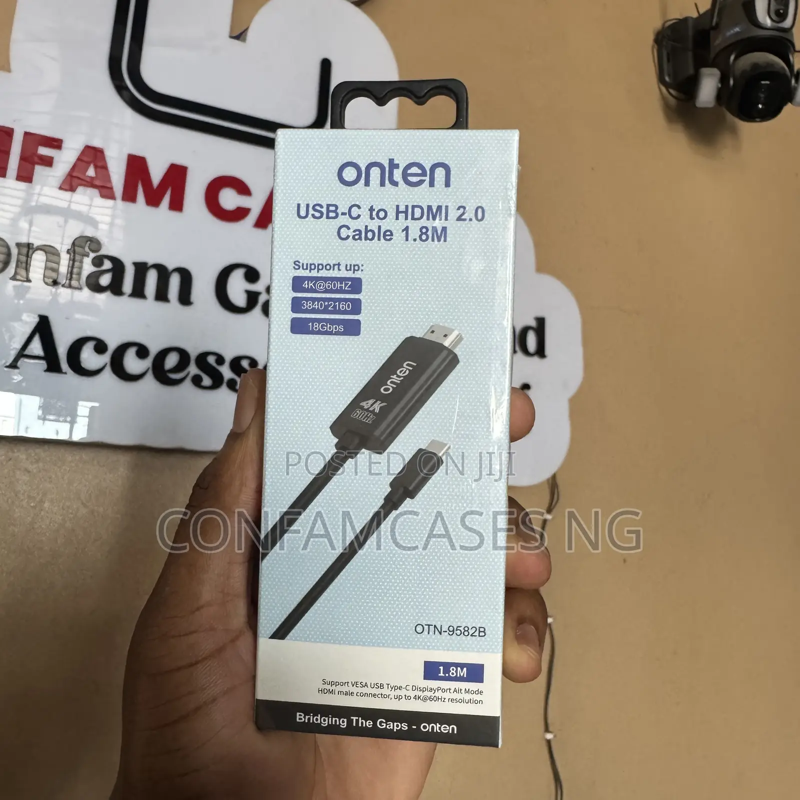 Onten USB C / Type C to HDMI Cable 4K 1.8m