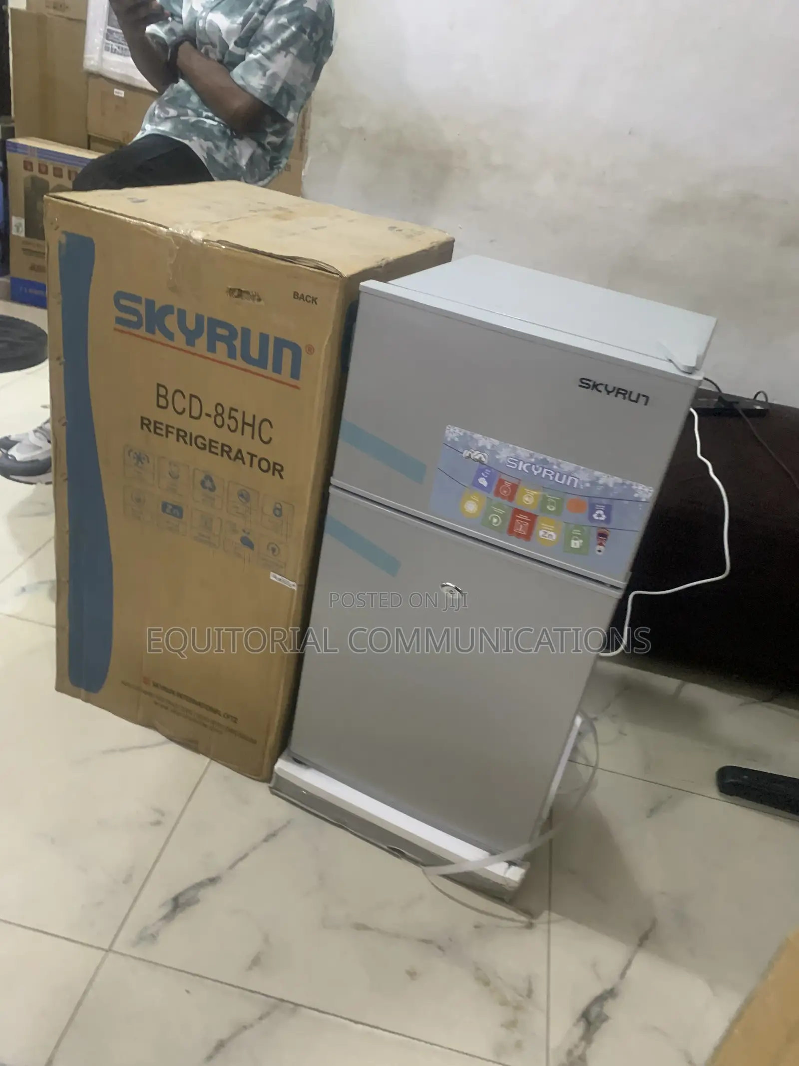 SKYRUN 85L Double-Door Refrigerator – Stylish and Practical