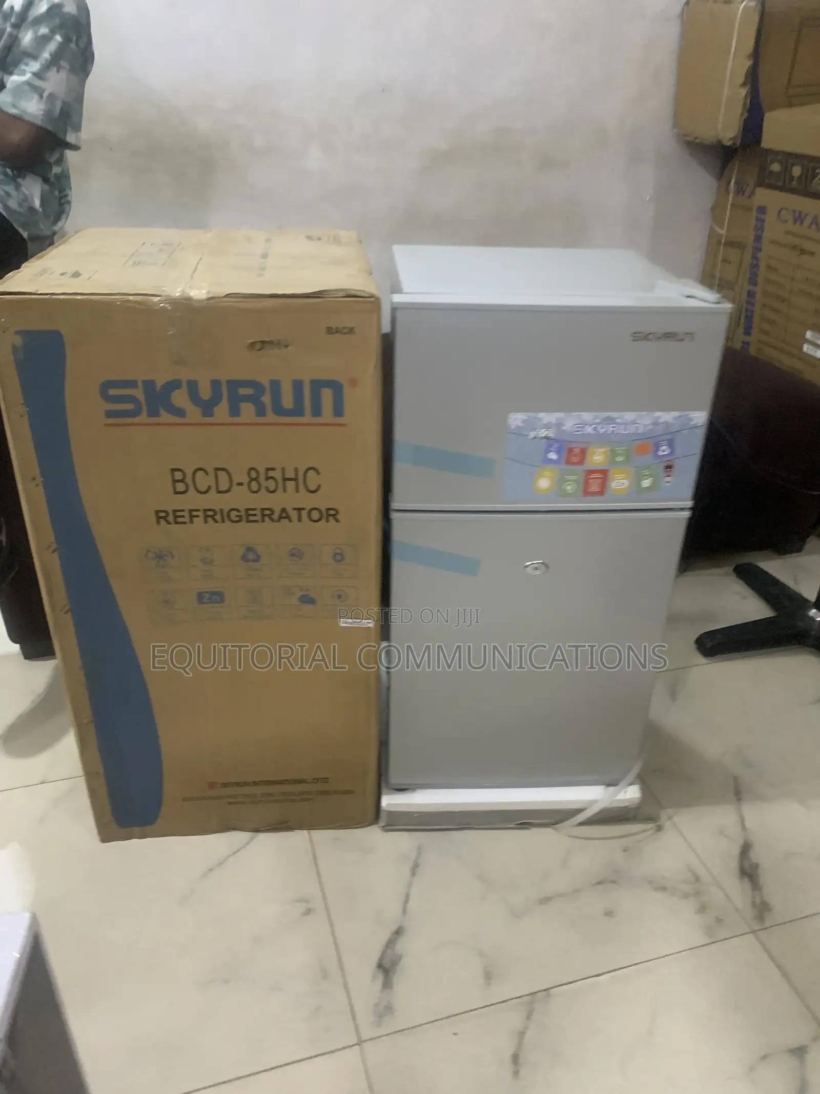 SKYRUN 85L Double-Door Refrigerator – Stylish and Practical
