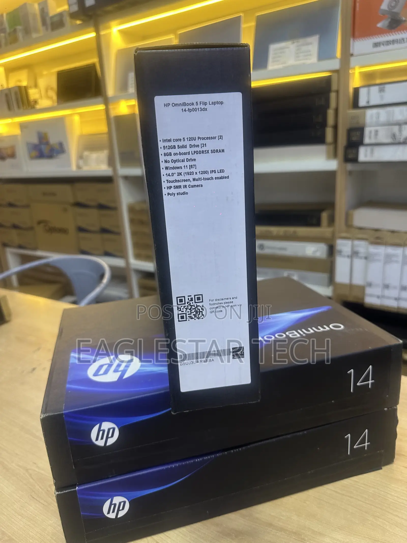 New Laptop HP OmniBook 5 Flip 8GB Intel Core 5 SSD 512GB